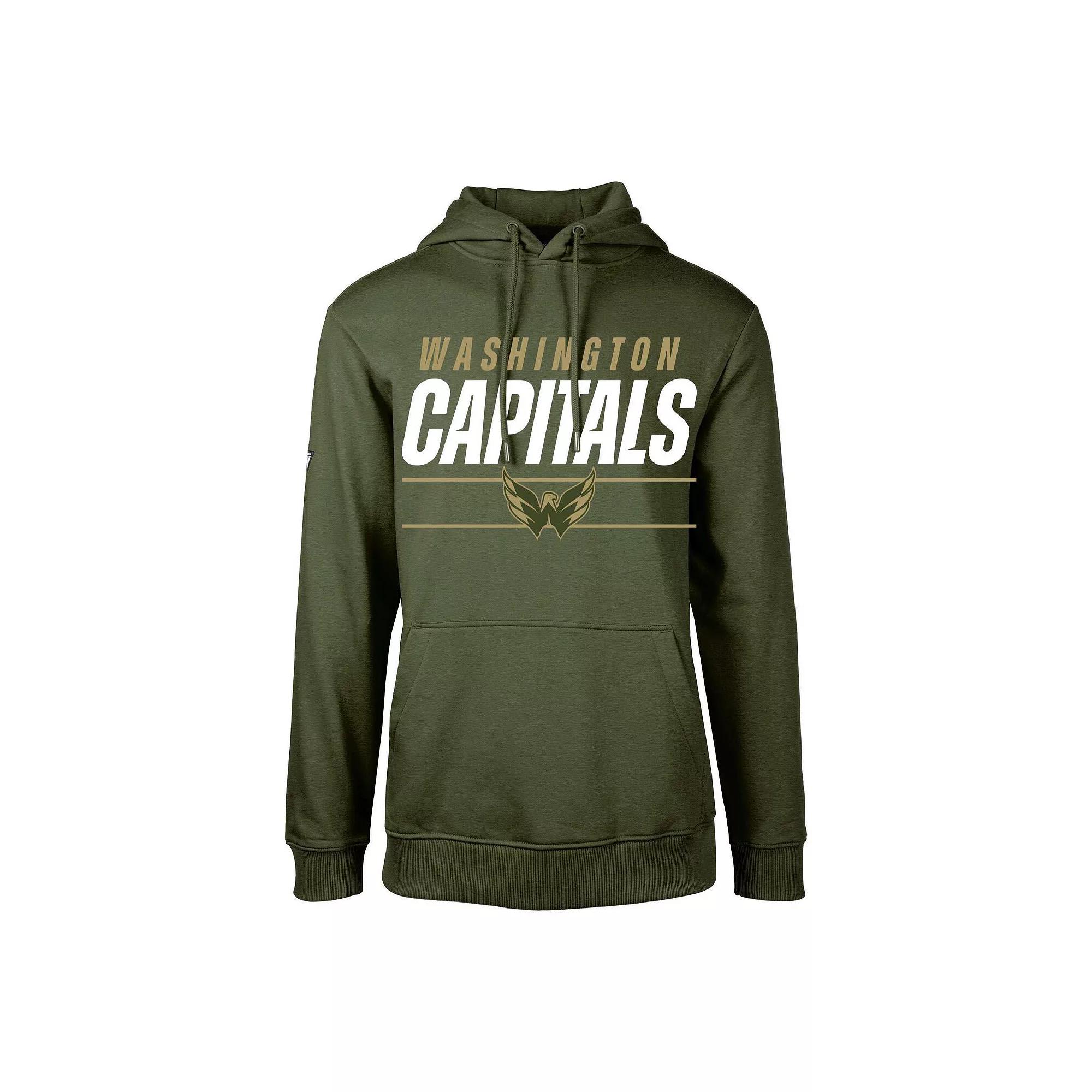 Men's Levelwear Olive Minnesota Wild Podium Fleece Pullover Hoodie,  Product Image