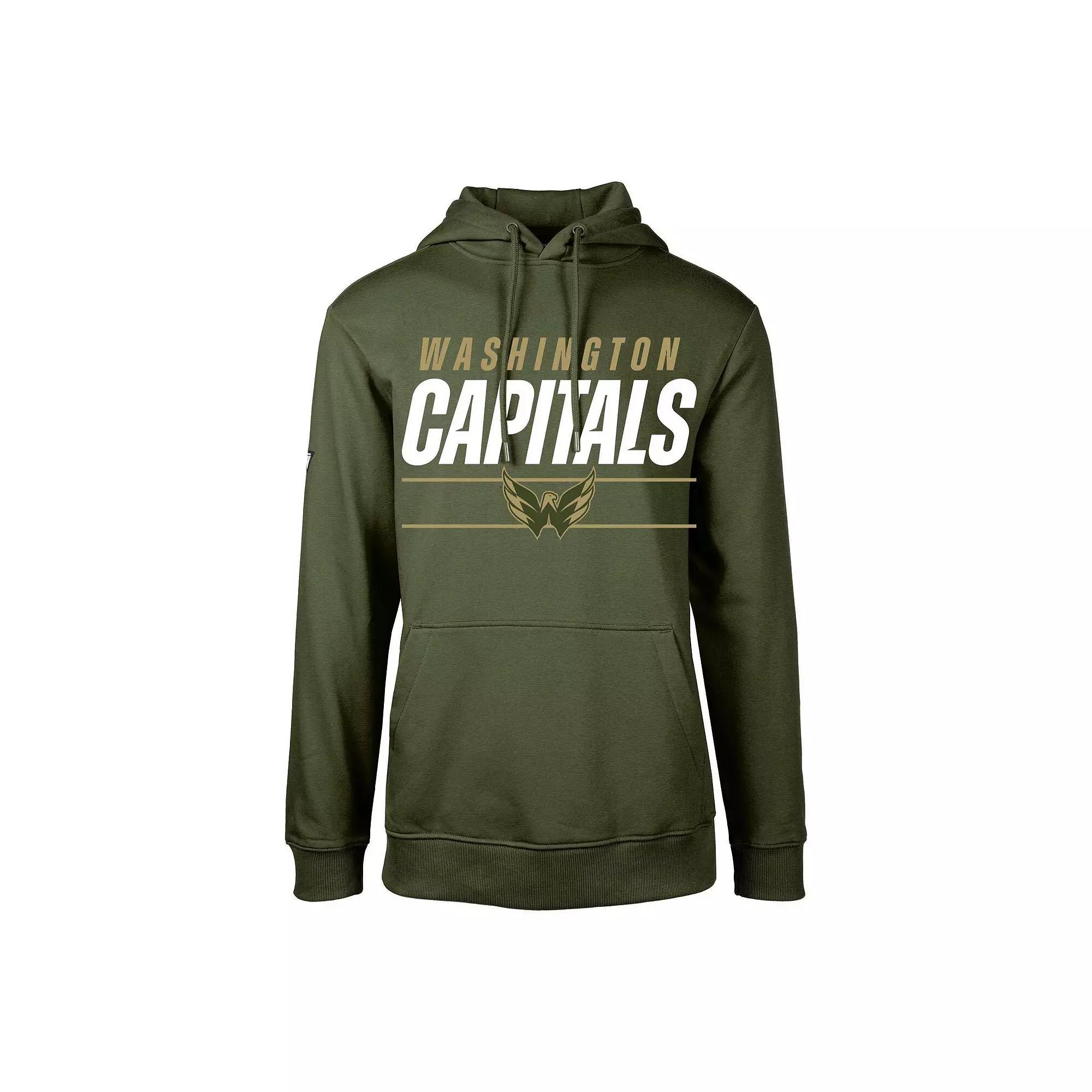 Men's Levelwear Olive New York Islanders Podium Fleece Pullover Hoodie,  Product Image