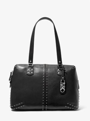 Astor Large Studded Leather Tote Bag Product Image
