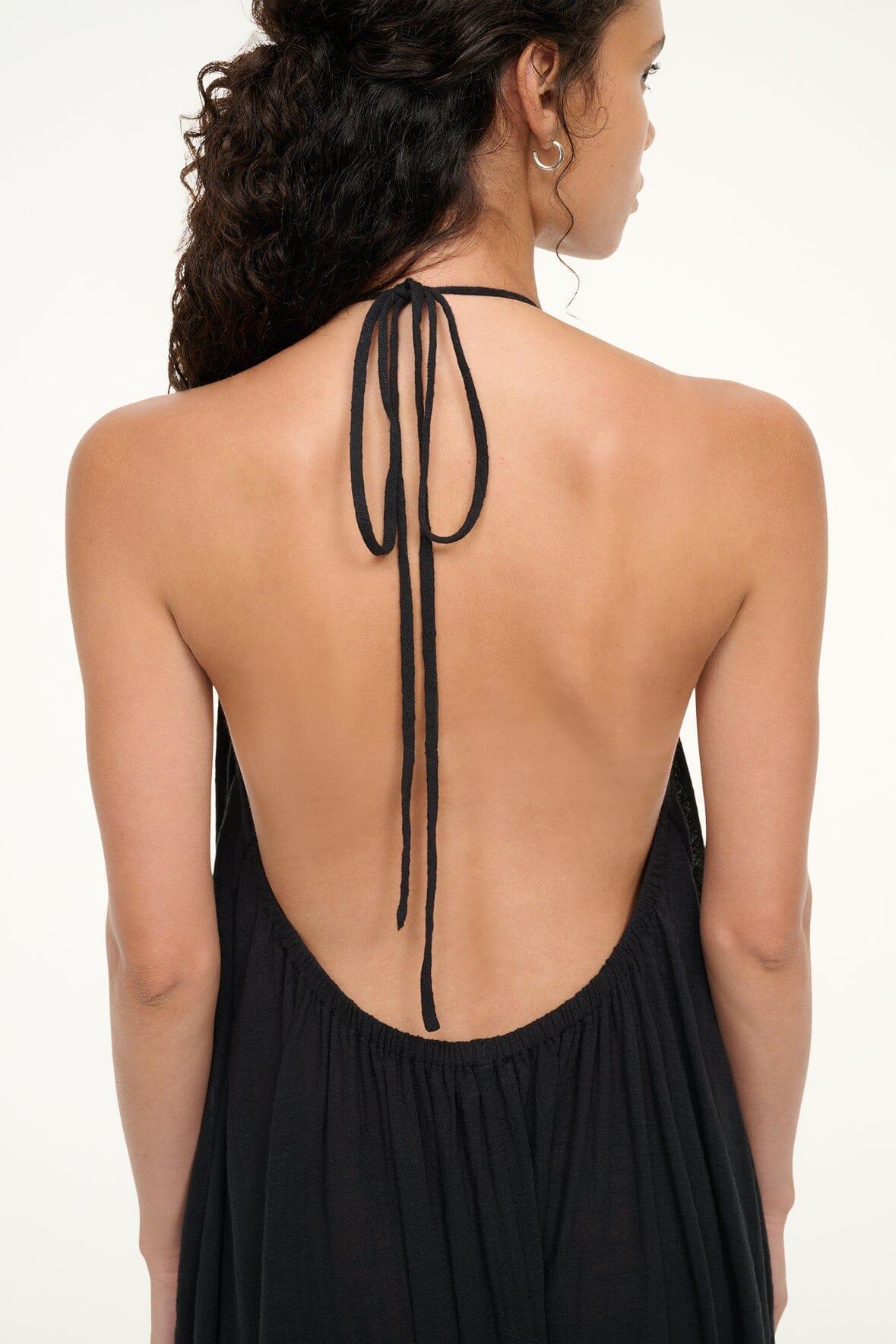 NIGHTSHADE MAXI COVERUP DRESS | BLACK Product Image