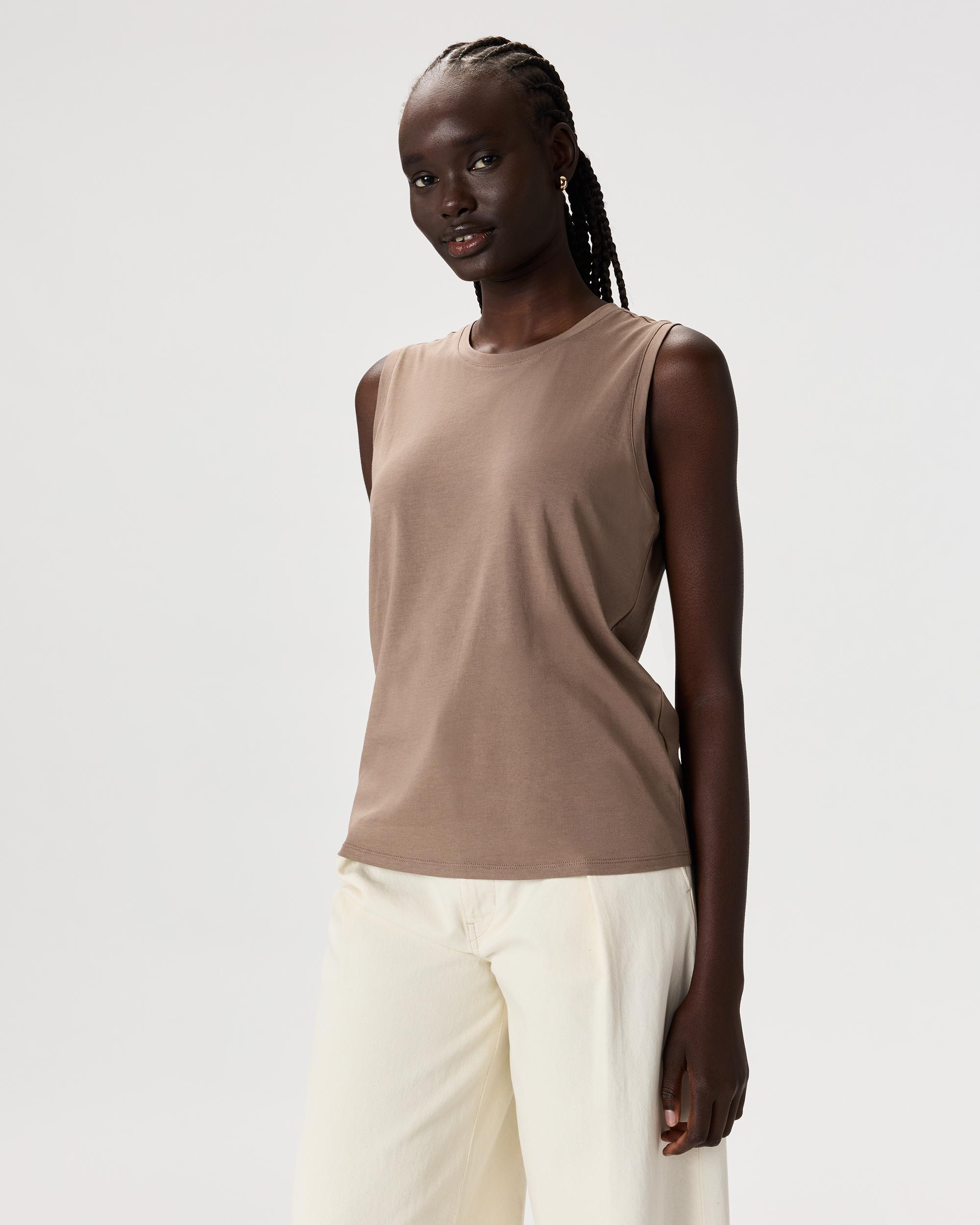 Quince | Women's Cotton Modal Muscle Tank Top Cotton/Modal Product Image