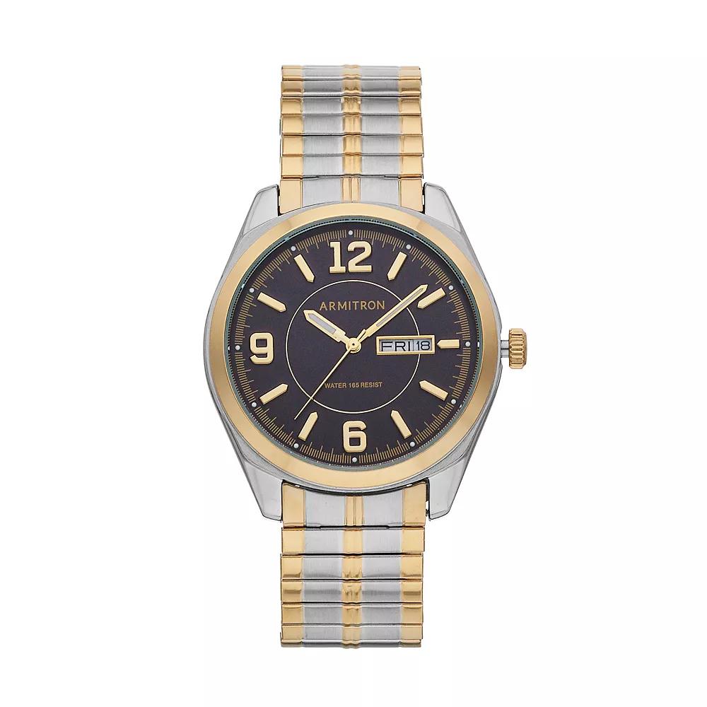 Armitron Men's Two Tone Expansion Watch - 20/4591BKTT, Size: Large Product Image