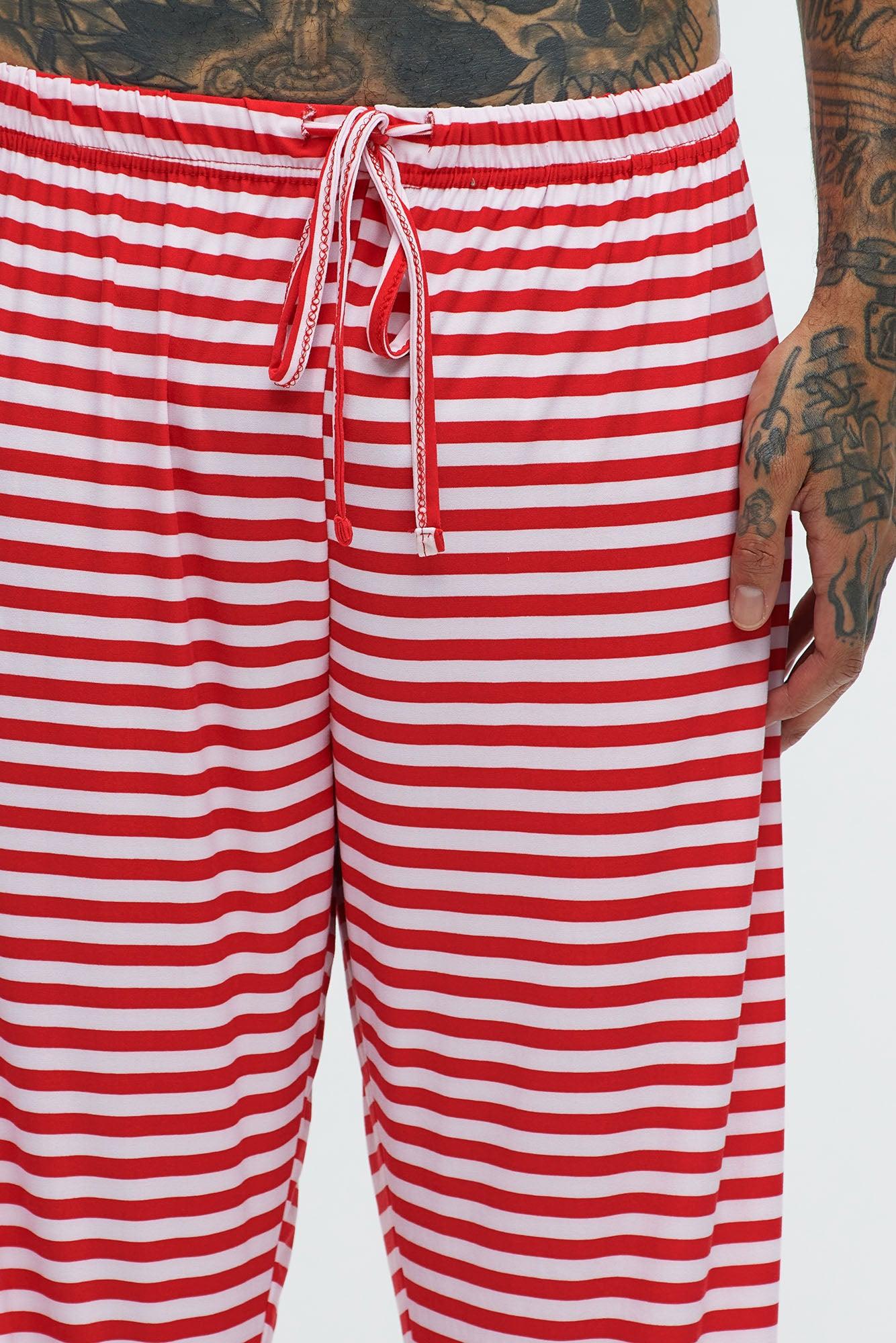 Be Merry Holiday PJ Set - Red/White Product Image