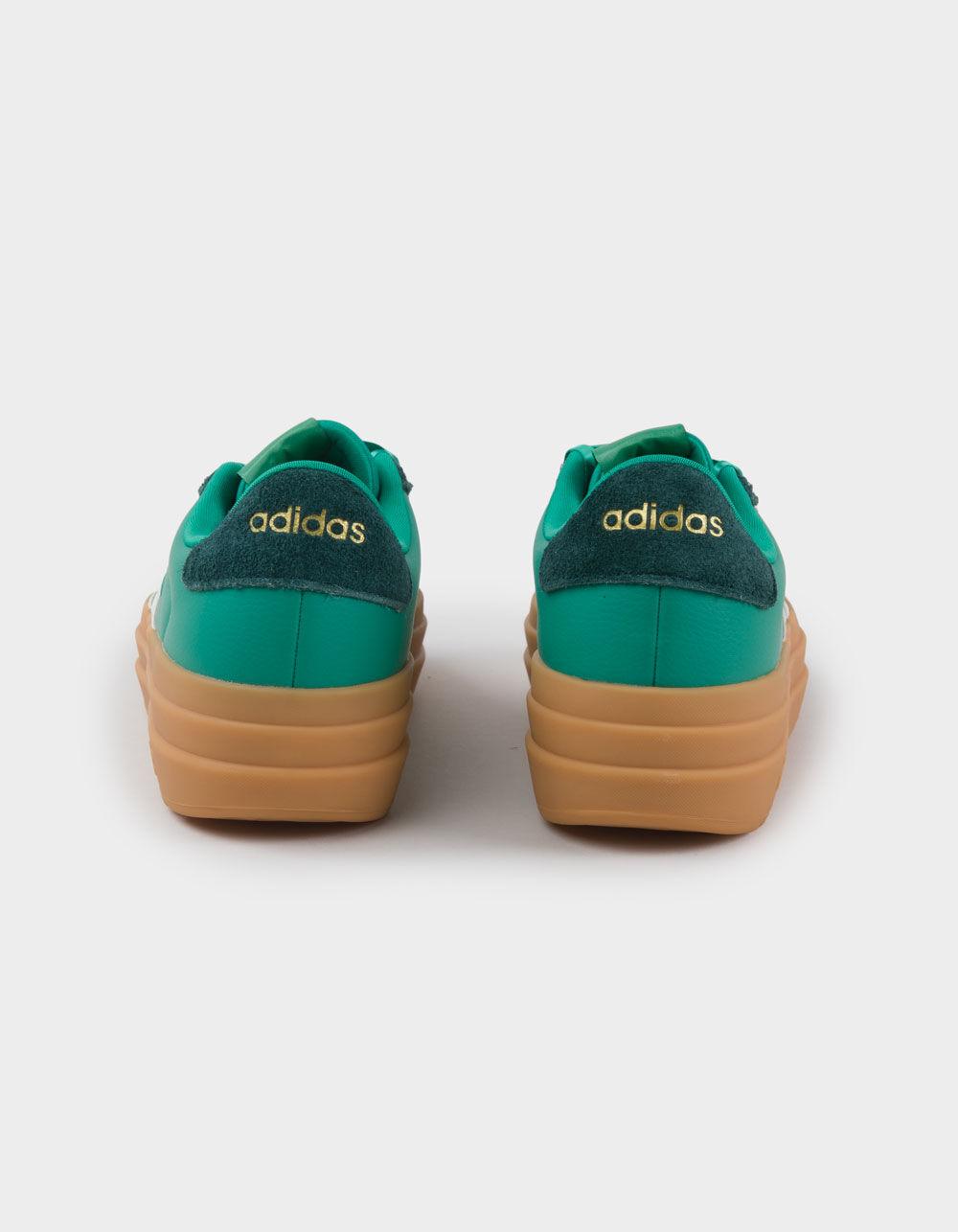 ADIDAS VL Court Bold Womens Platform Shoes - GREEN/WHITE Product Image