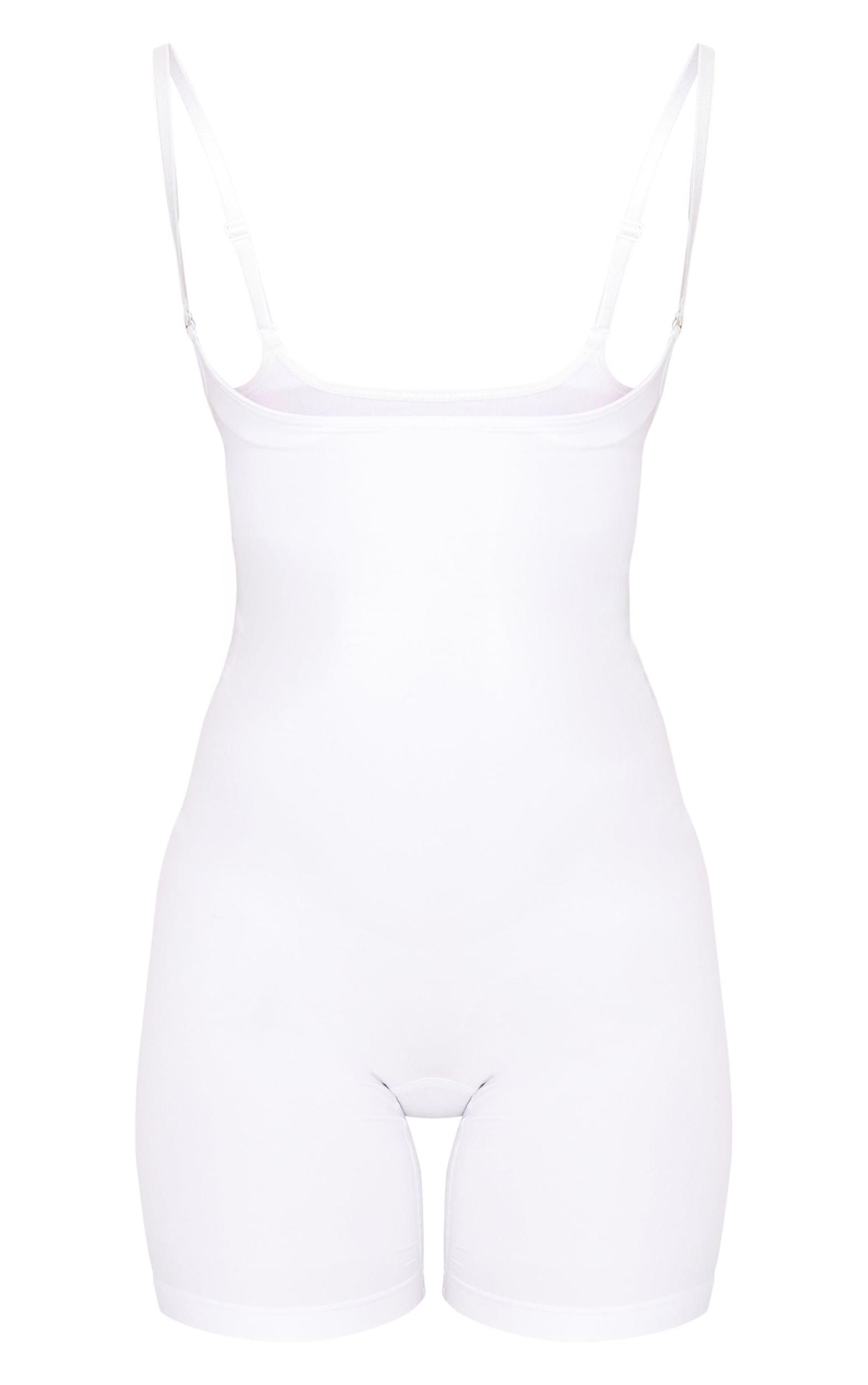 White Underbust Shapewear Bodysuit Product Image