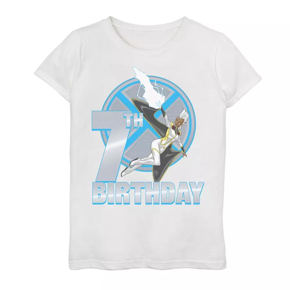 Girls 7-16 Marvel X-Men Storm 7th Birthday Badge Graphic Tee, Girl's,  Product Image