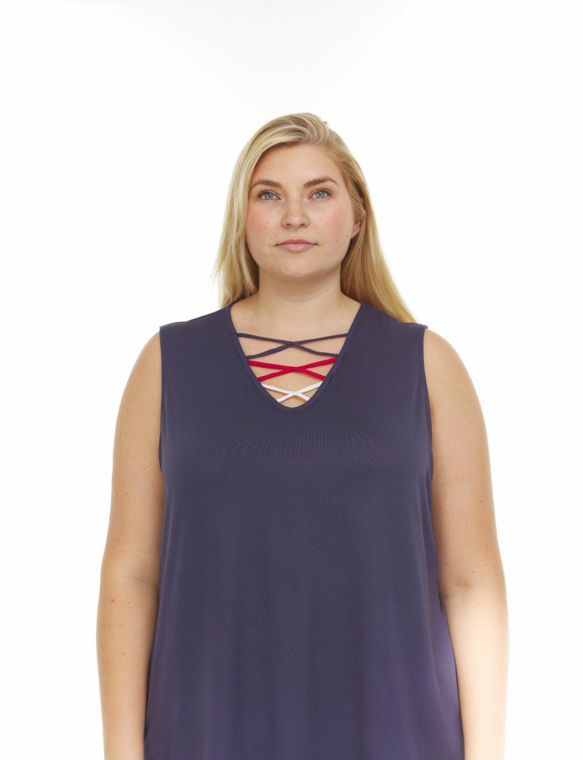 Inner Beauty Sleeveless V-Neck Top - Plus Product Image