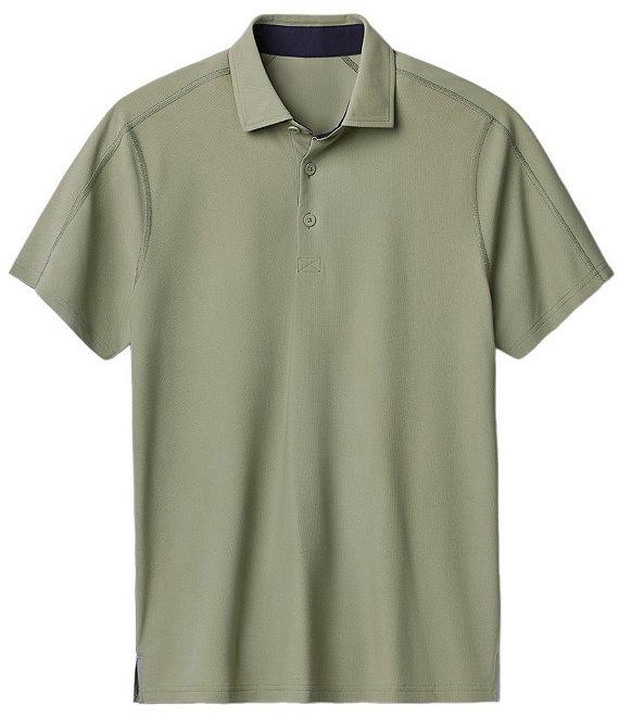 RHONE Regatta Pique Short Sleeve Polo Shirt Product Image