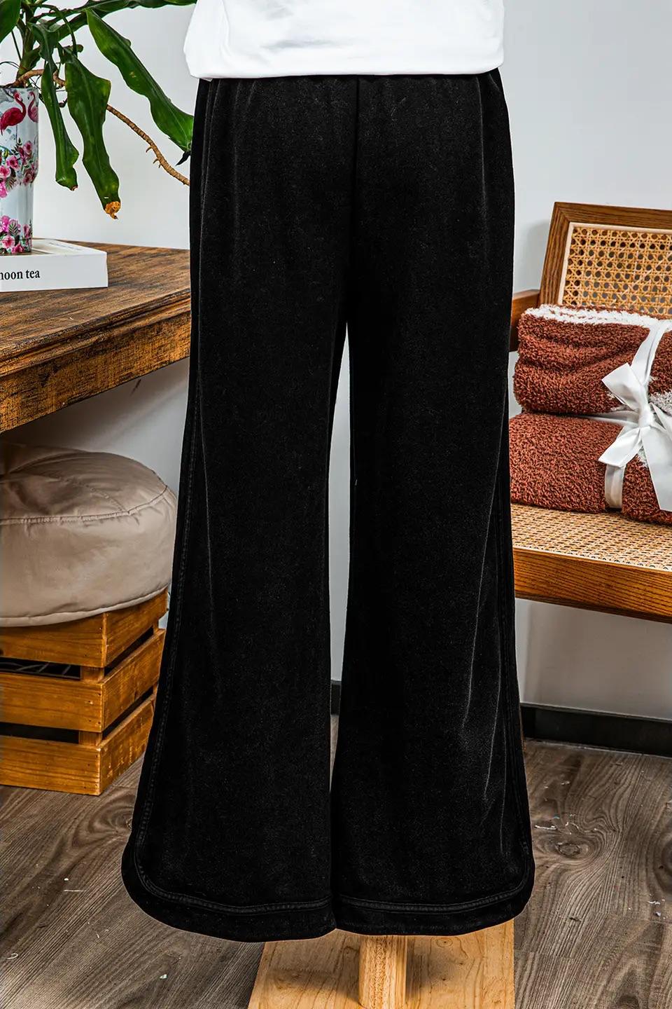 Mineral Wash Wide Leg Pant Product Image