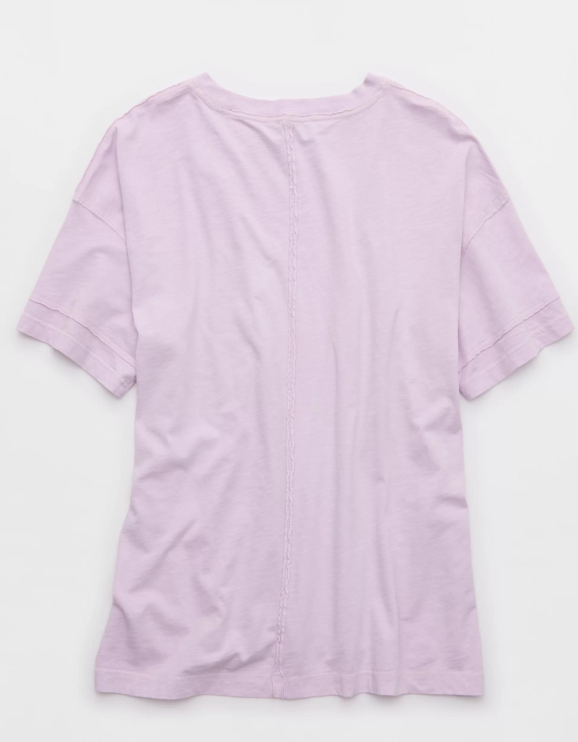 Aerie Crew Oversized Boyfriend T-Shirt Women's Product Image