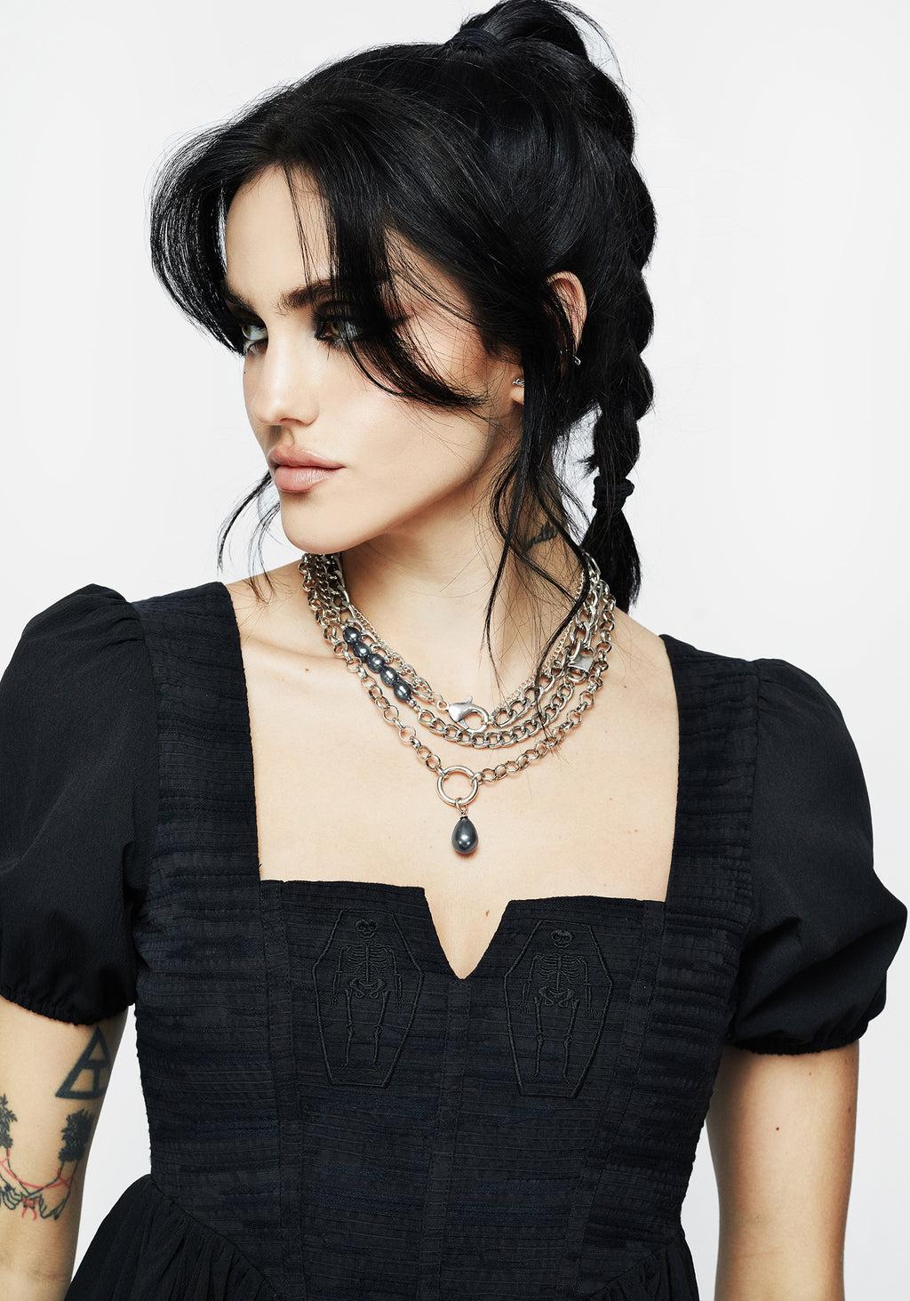 Leila Pearl Layered Necklace Product Image