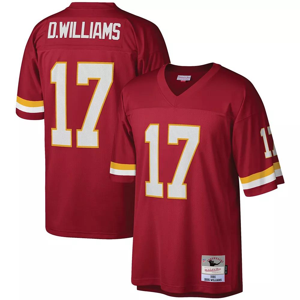 Men's Mitchell & Ness Doug Williams Burgundy Washington Football Team Legacy Replica Jersey,  Product Image