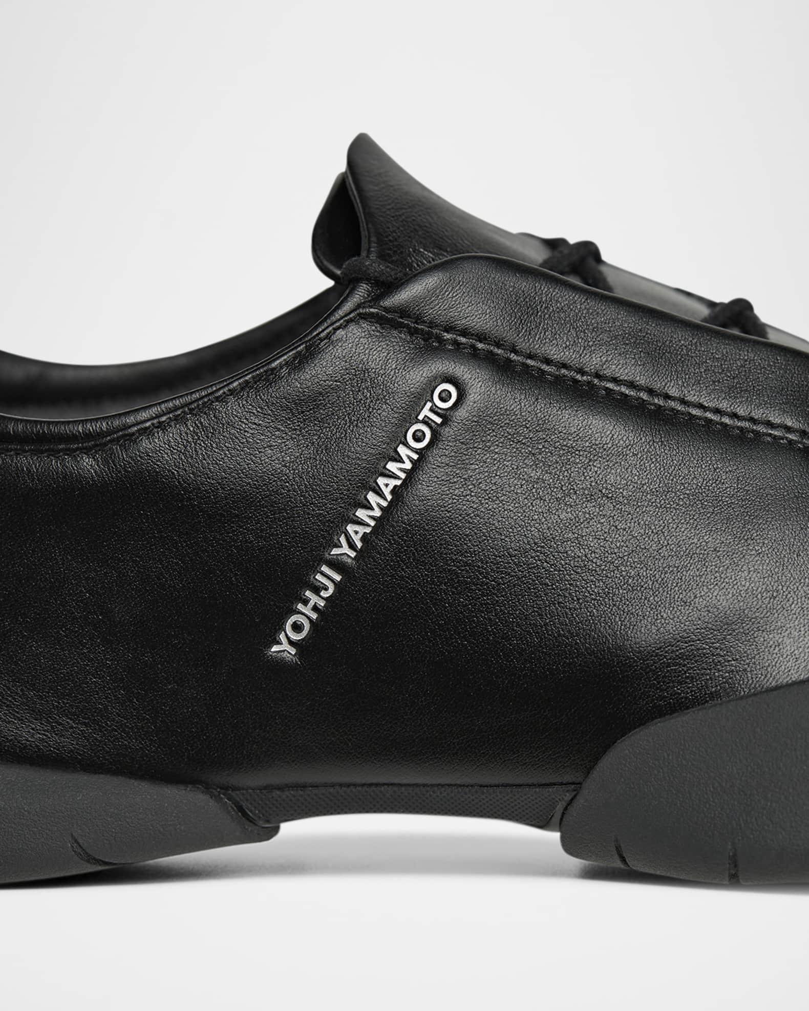 Men's Regu Leather Low-Top Sneakers Product Image