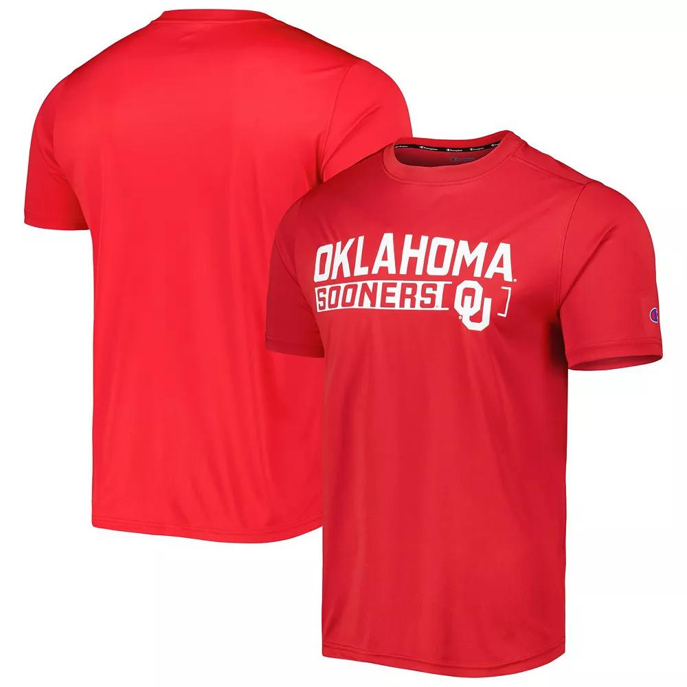Men's Champion Crimson Oklahoma Sooners Impact Knockout T-Shirt, Size: Medium, Red Product Image