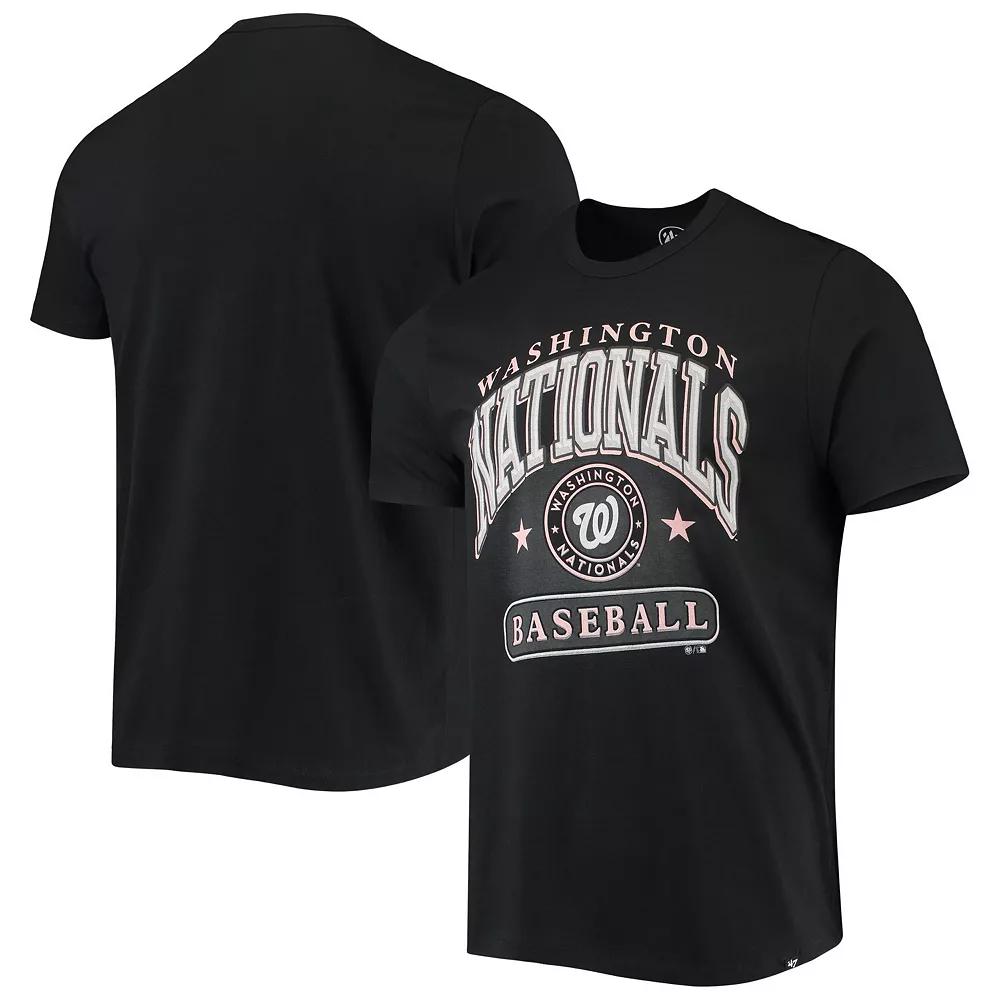 Men's '47 Black Washington Nationals City Connect Elements Franklin T-Shirt,  Product Image