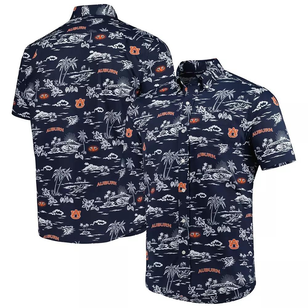 Men's Reyn Spooner Navy Auburn Tigers Classic Button-Down Shirt, Size: Medium, Blue Product Image