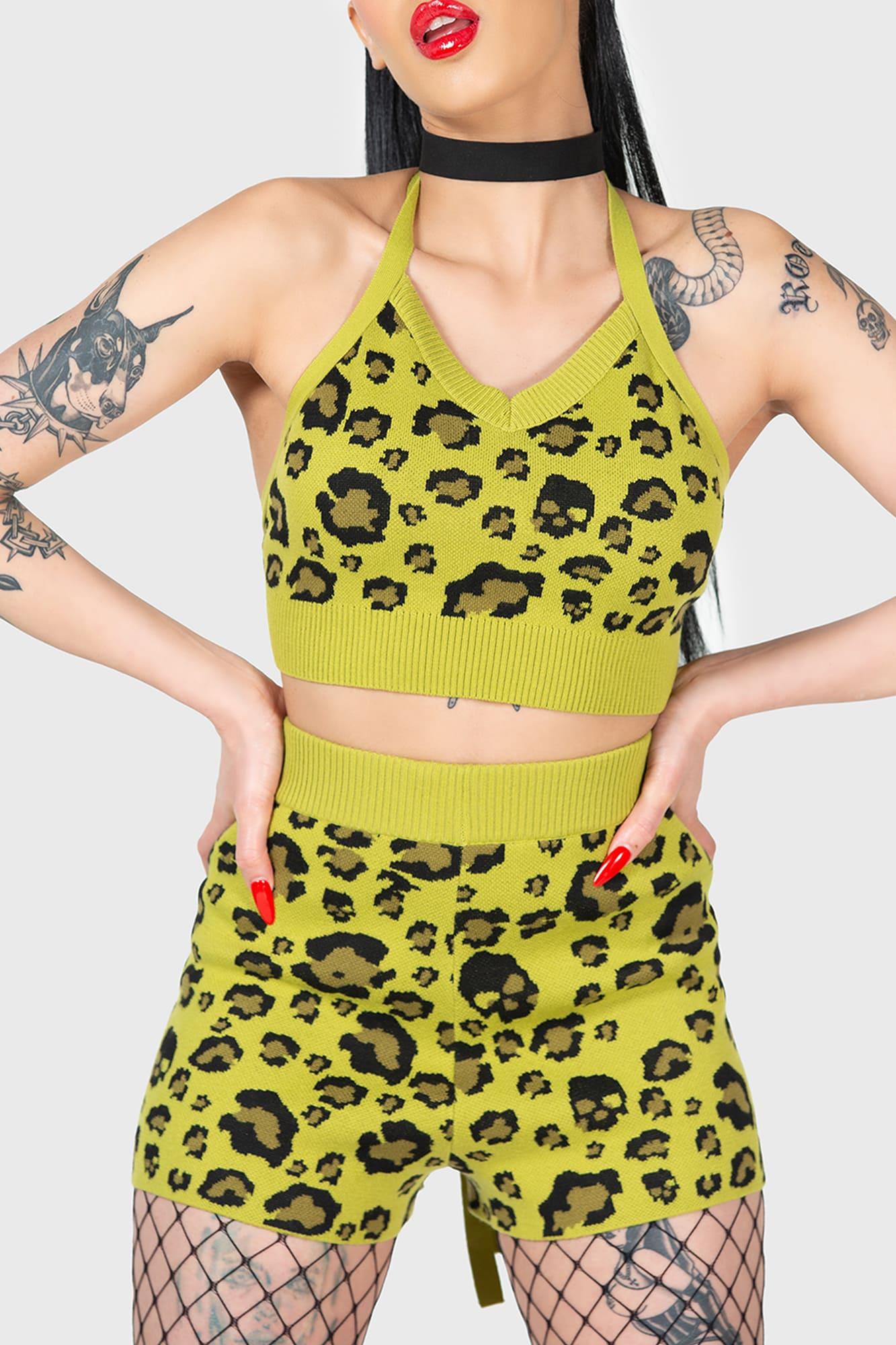 Skulleo Knit Shorts Female Product Image