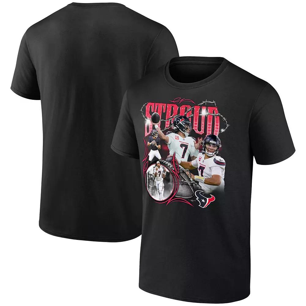 Men's Fanatics C.J. Stroud Black Houston Texans Notorious Player Graphic T-Shirt,  Product Image