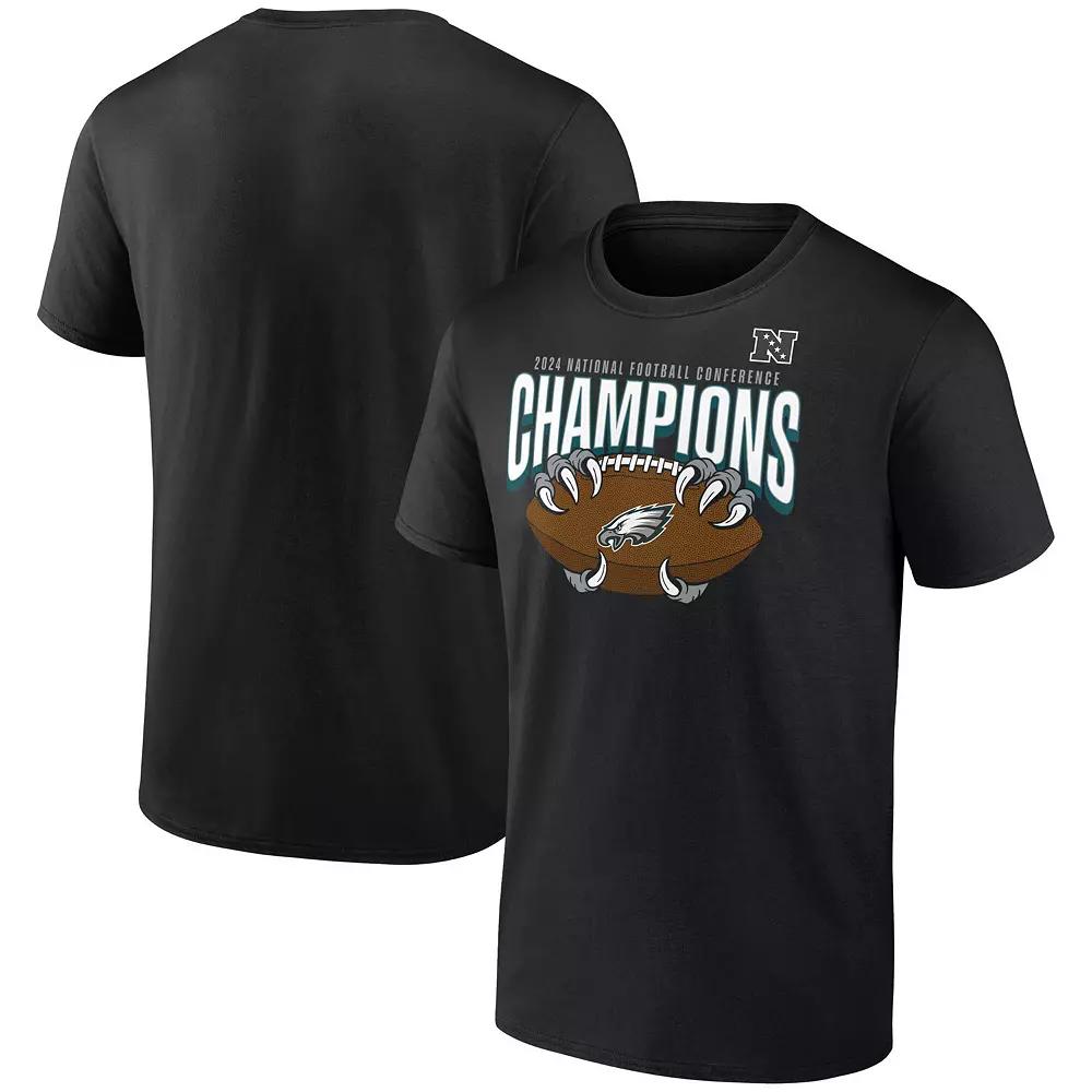 Men's Fanatics  Black Philadelphia Eagles 2024 NFC Champions Hometown Not Done T-Shirt, Size: 4XL Product Image