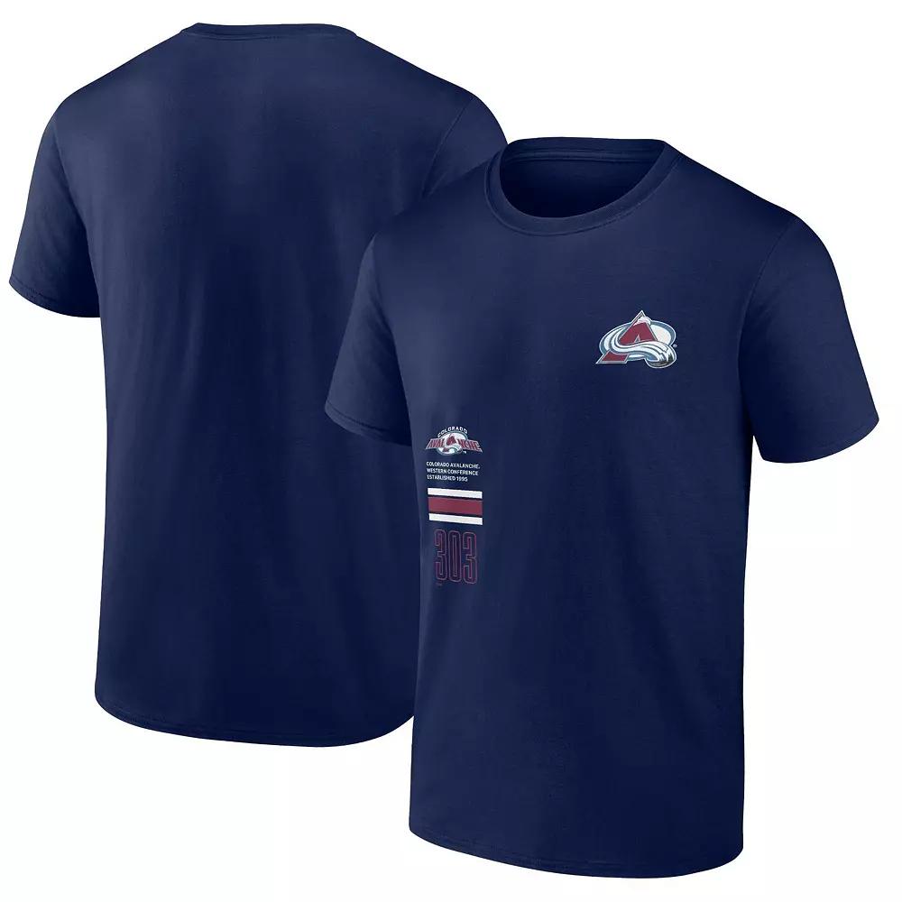 Men's Fanatics Navy Colorado Avalanche Represent T-Shirt,  Product Image