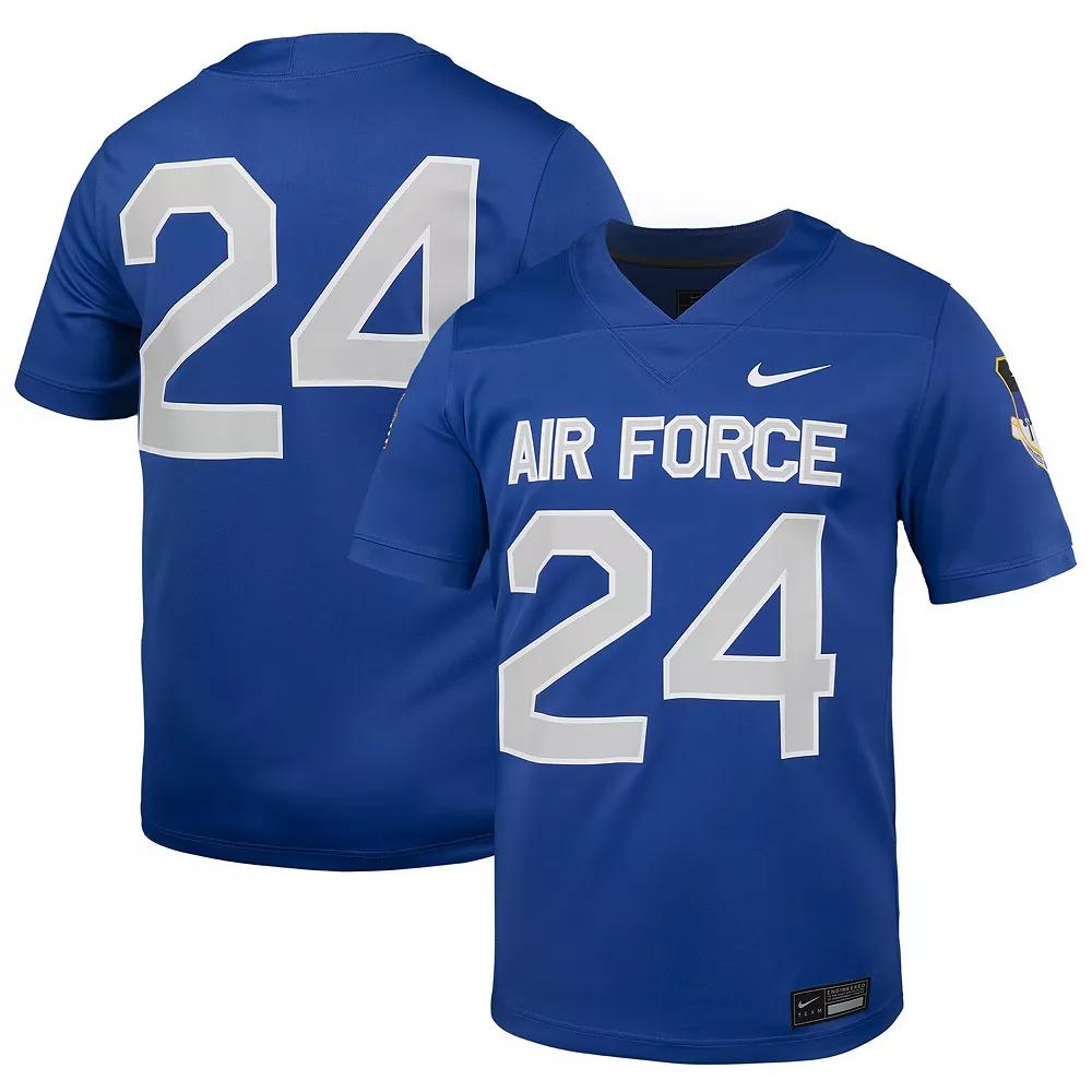 Men's Nike #24 Royal Air Force Falcons Untouchable Football Jersey, Size: Medium, Afa Blue Product Image