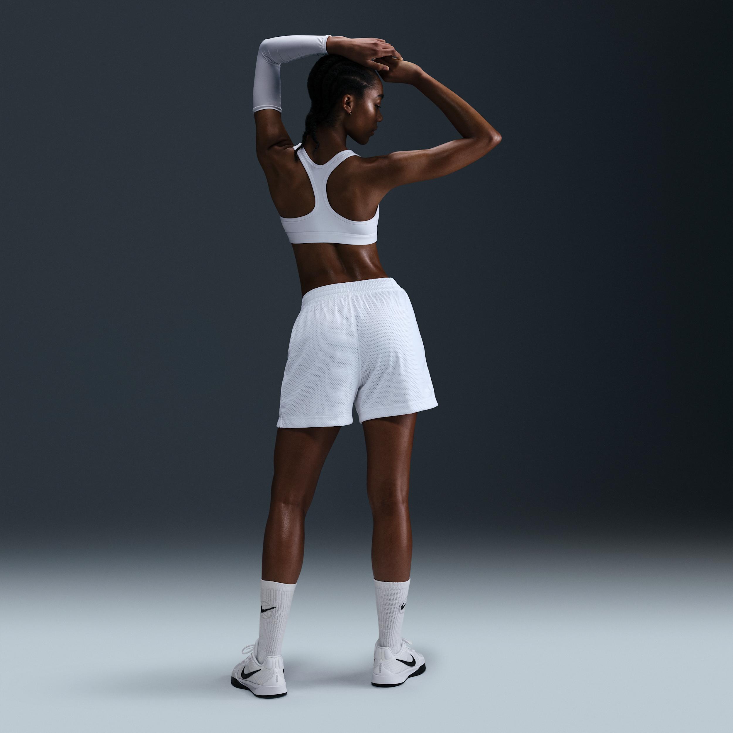 Nike Womens Essential Dri-FIT Mesh Basketball Shorts | HQ8961-100 Product Image