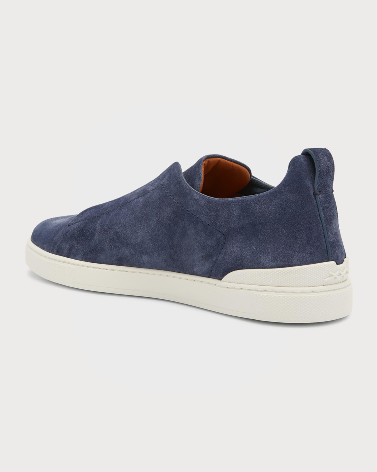 Men's Triple Stitch Suede Sneakers Product Image