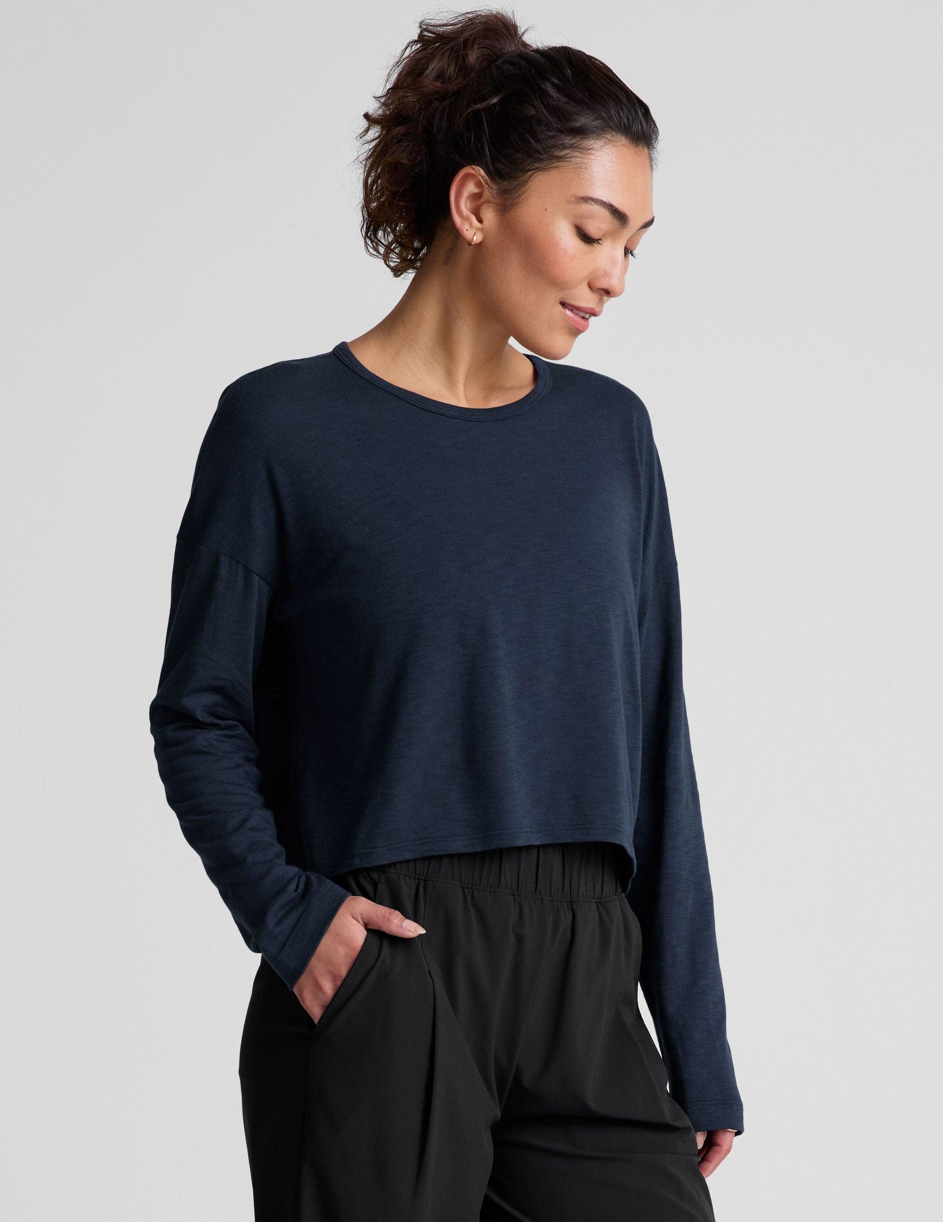 Signature High Low Long Sleeve Top Product Image