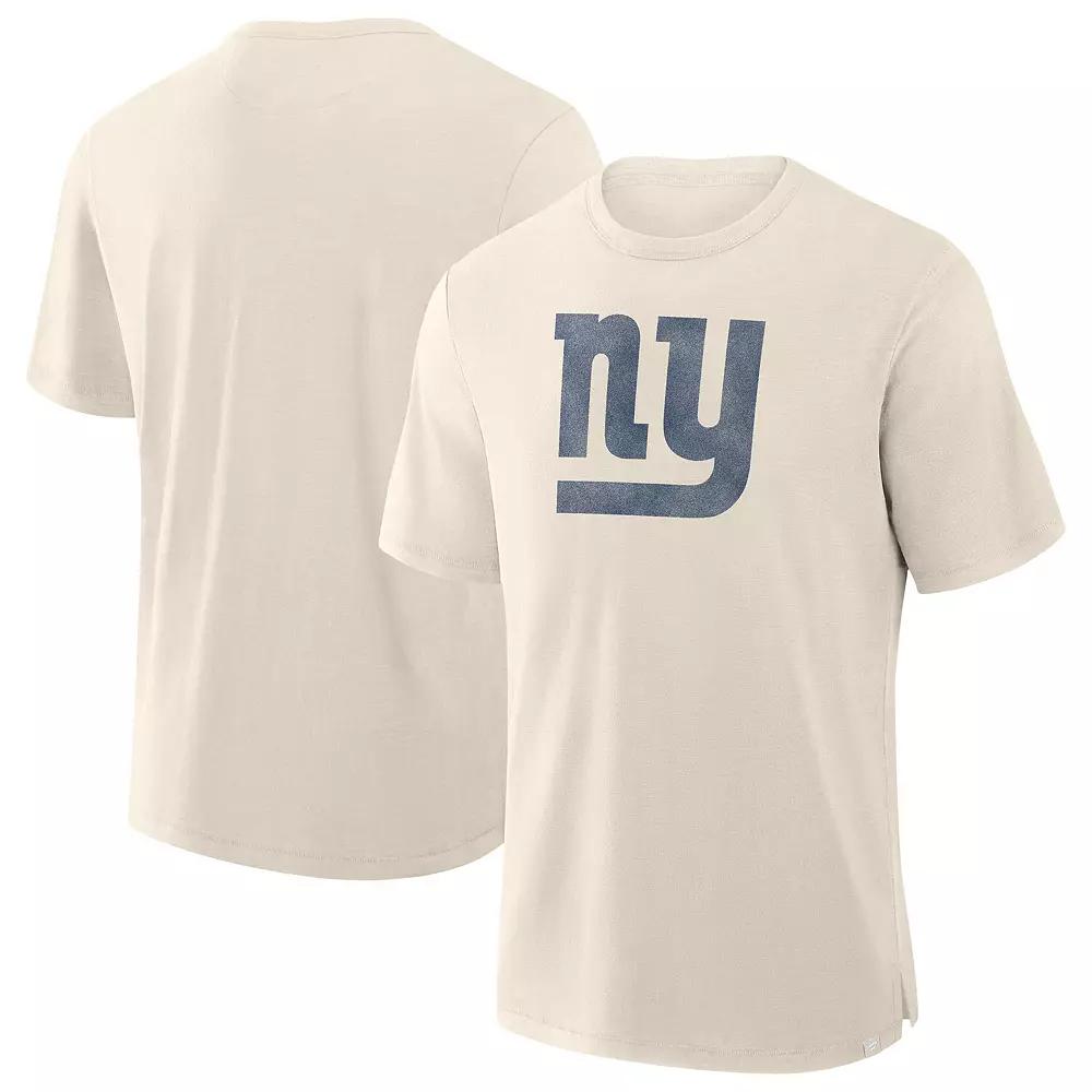 Men's Fanatics Cream New York Giants Slub T-Shirt,  Product Image