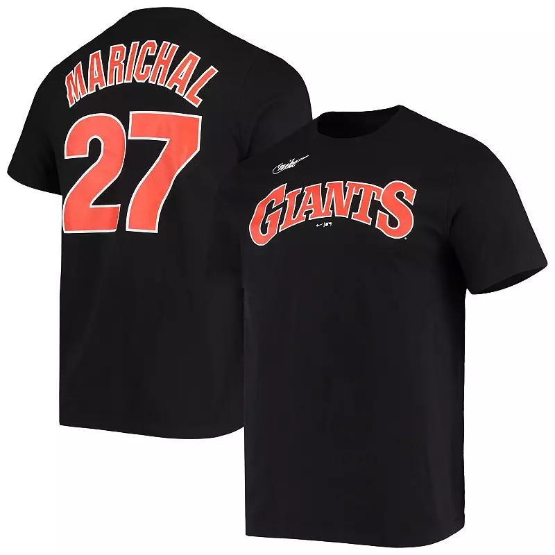 Men's Nike Juan Marichal Black San Francisco Giants Name & Number T-Shirt,  Product Image