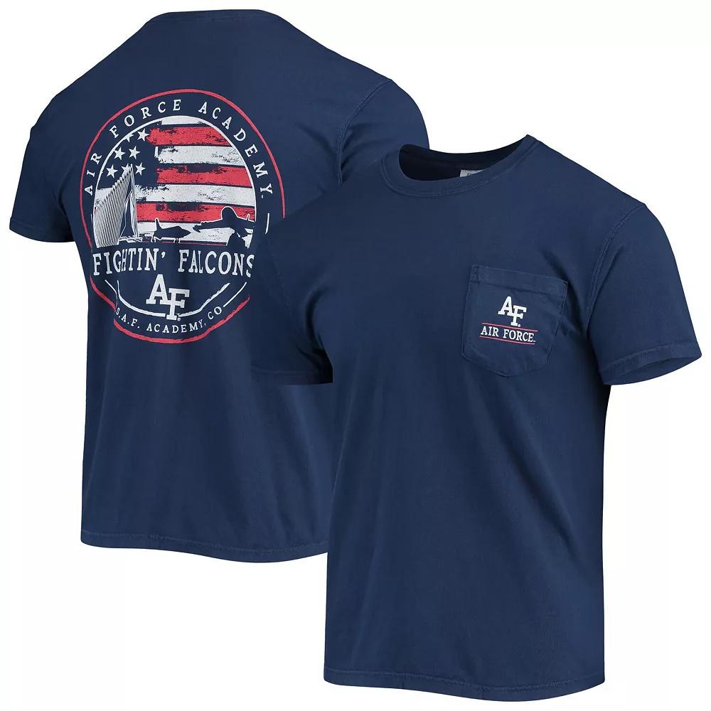 Men's Navy Air Force Falcons Campus Americana T-Shirt,  Product Image