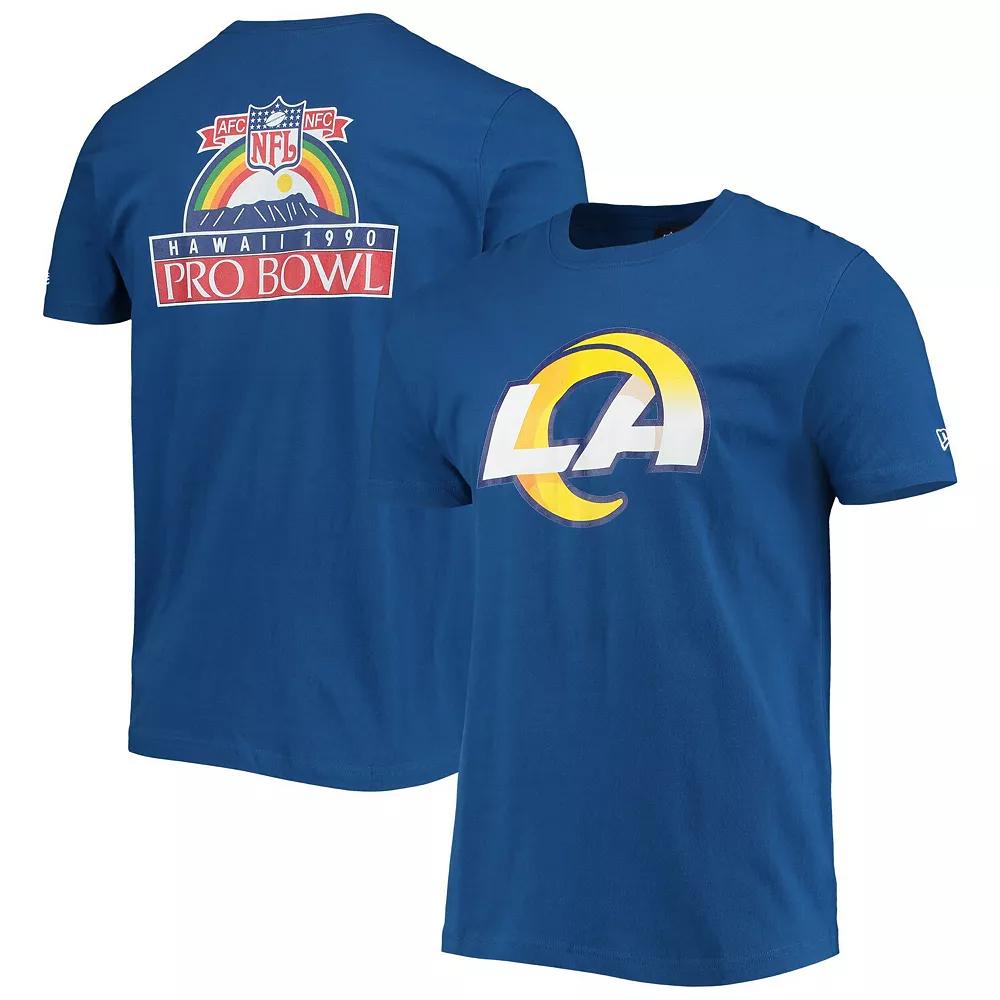 Men's New Era Royal Los Angeles Rams 1990 Pro Bowl T-Shirt,  Product Image