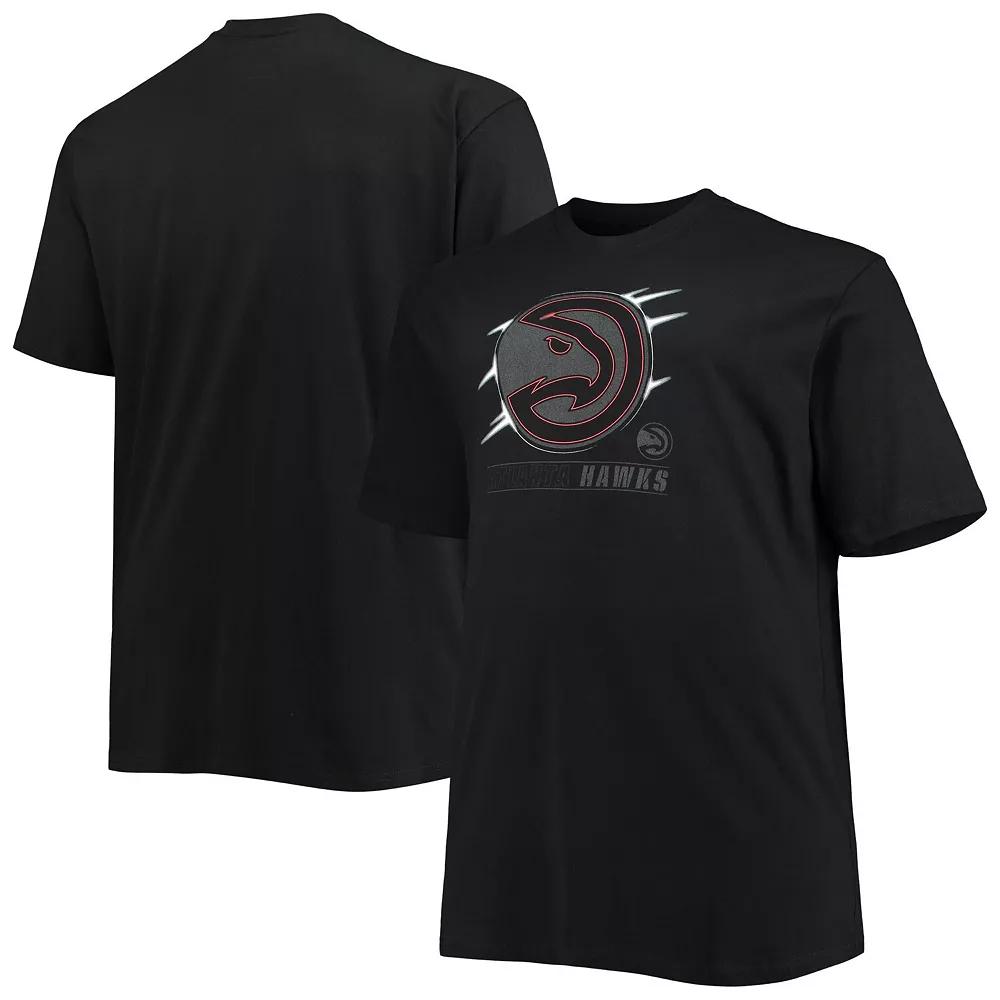 Men's Black Atlanta Hawks Big & Tall Pop T-Shirt, Size: XLT Product Image