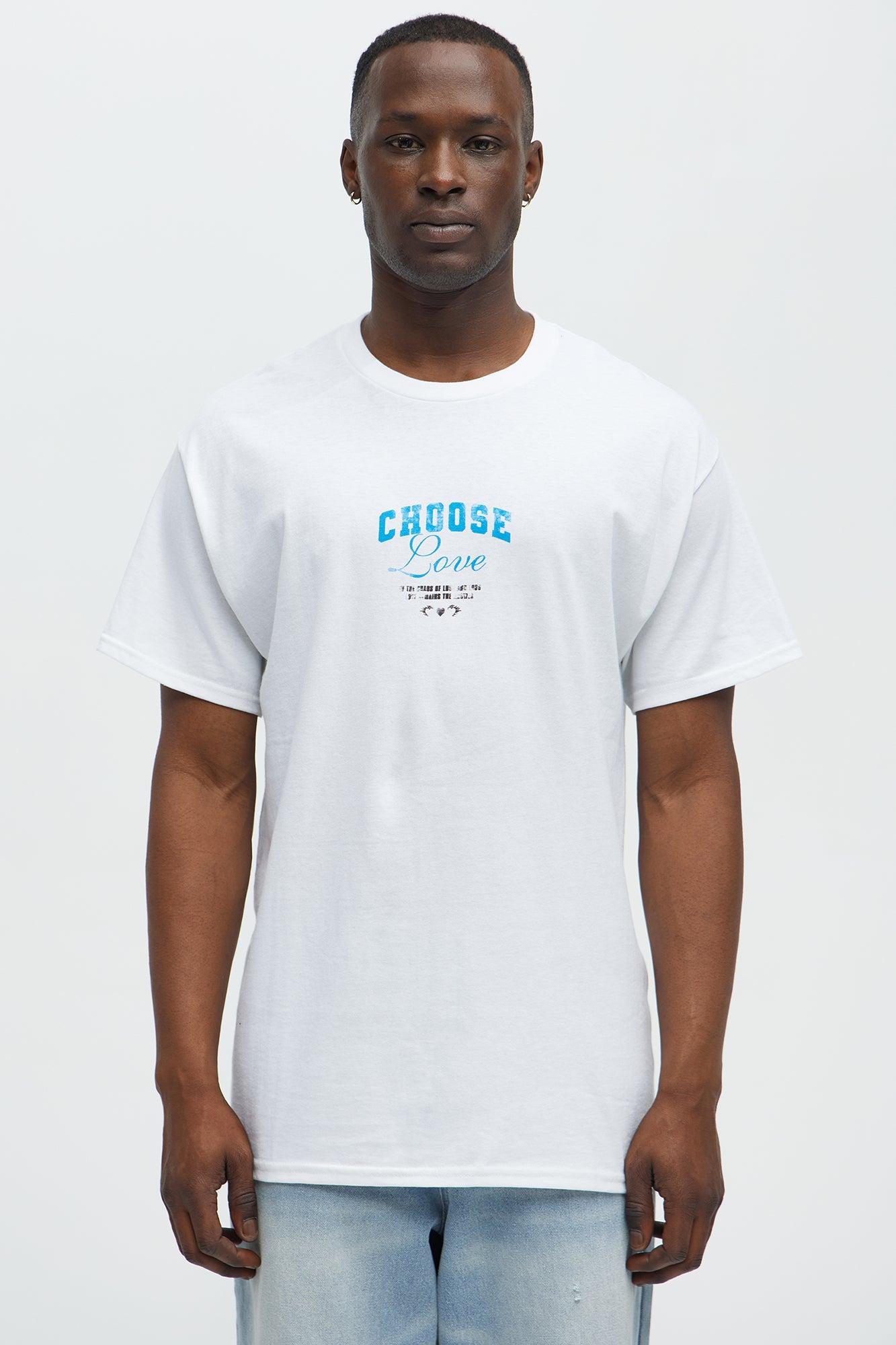 Choose Love Short Sleeve Tee - White Product Image