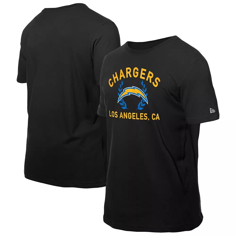 Men's New Era Black Los Angeles Chargers 2025 NFL Draft T-Shirt,  Product Image