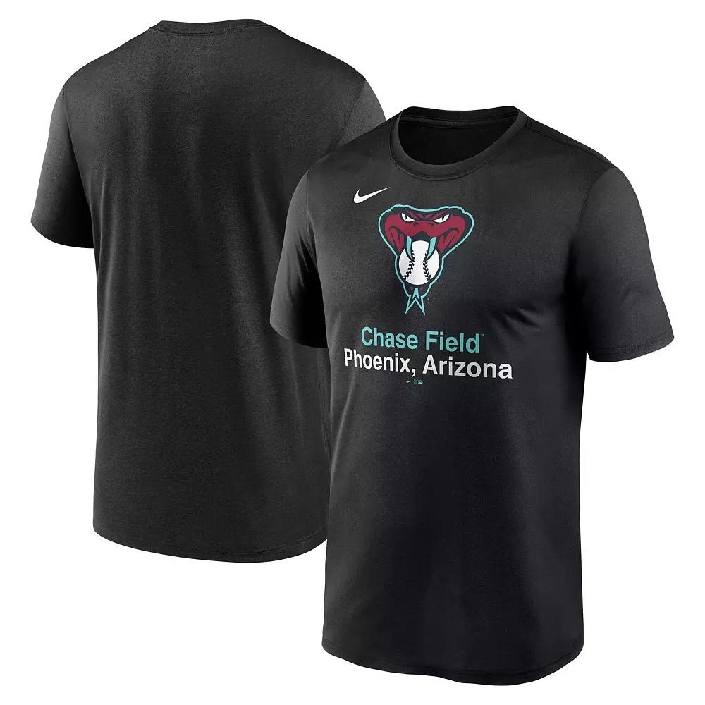 Men's Nike Black Arizona Diamondbacks Stadium Legend Performance T-Shirt,  Product Image