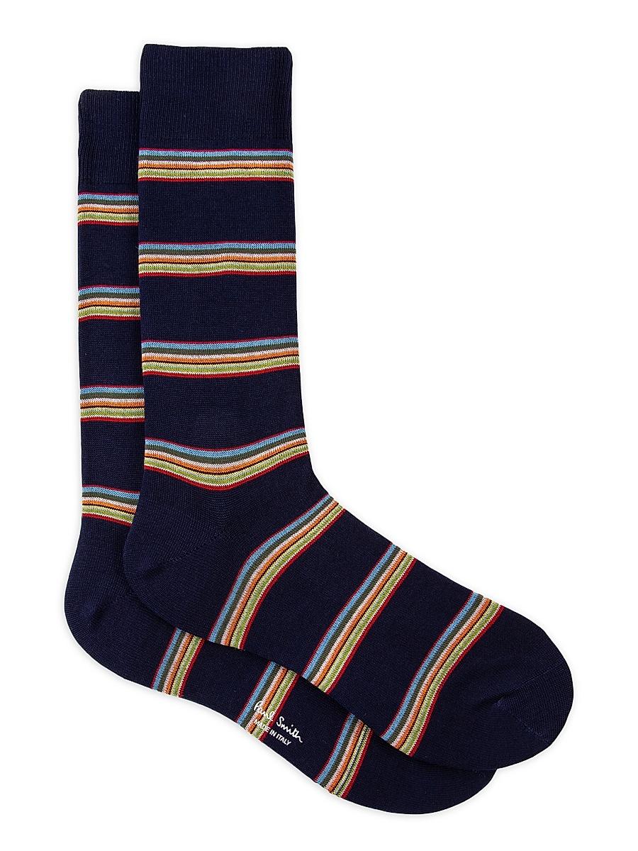 Mens Multiblock Striped Socks Product Image