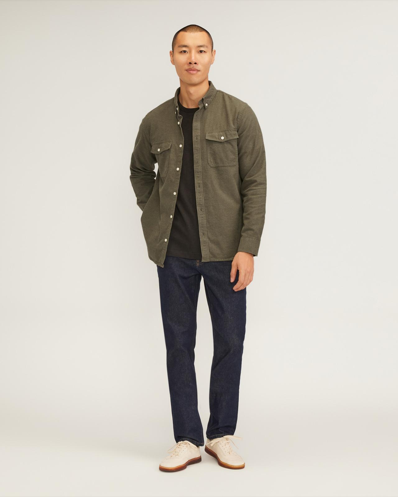 Mens Brushed Flannel Shirt by Everlane Product Image