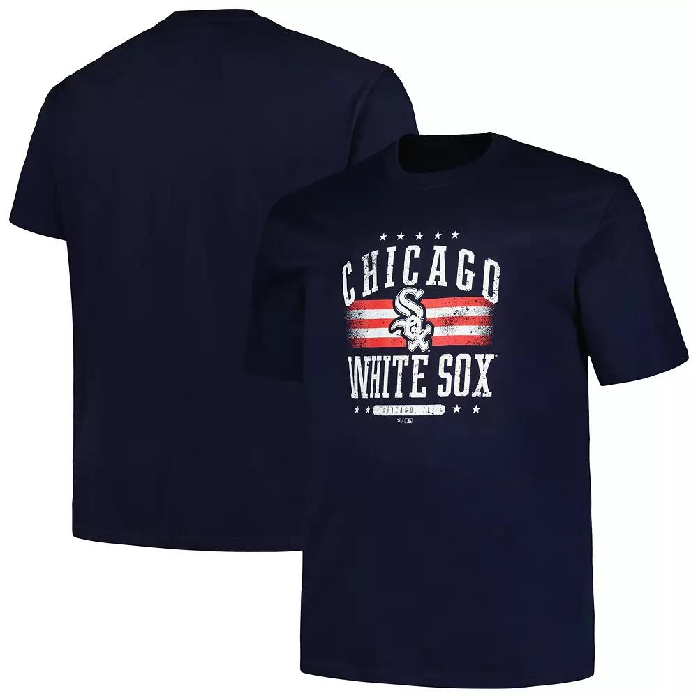 Men's Profile Navy Chicago White Sox Big & Tall Americana T-Shirt,  Product Image