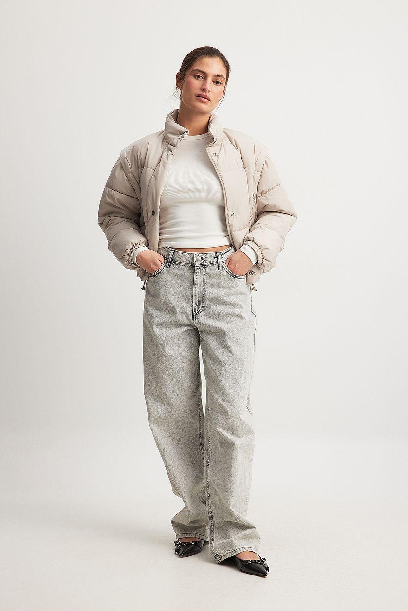 Detachable Sleeve Padded Jacket Product Image