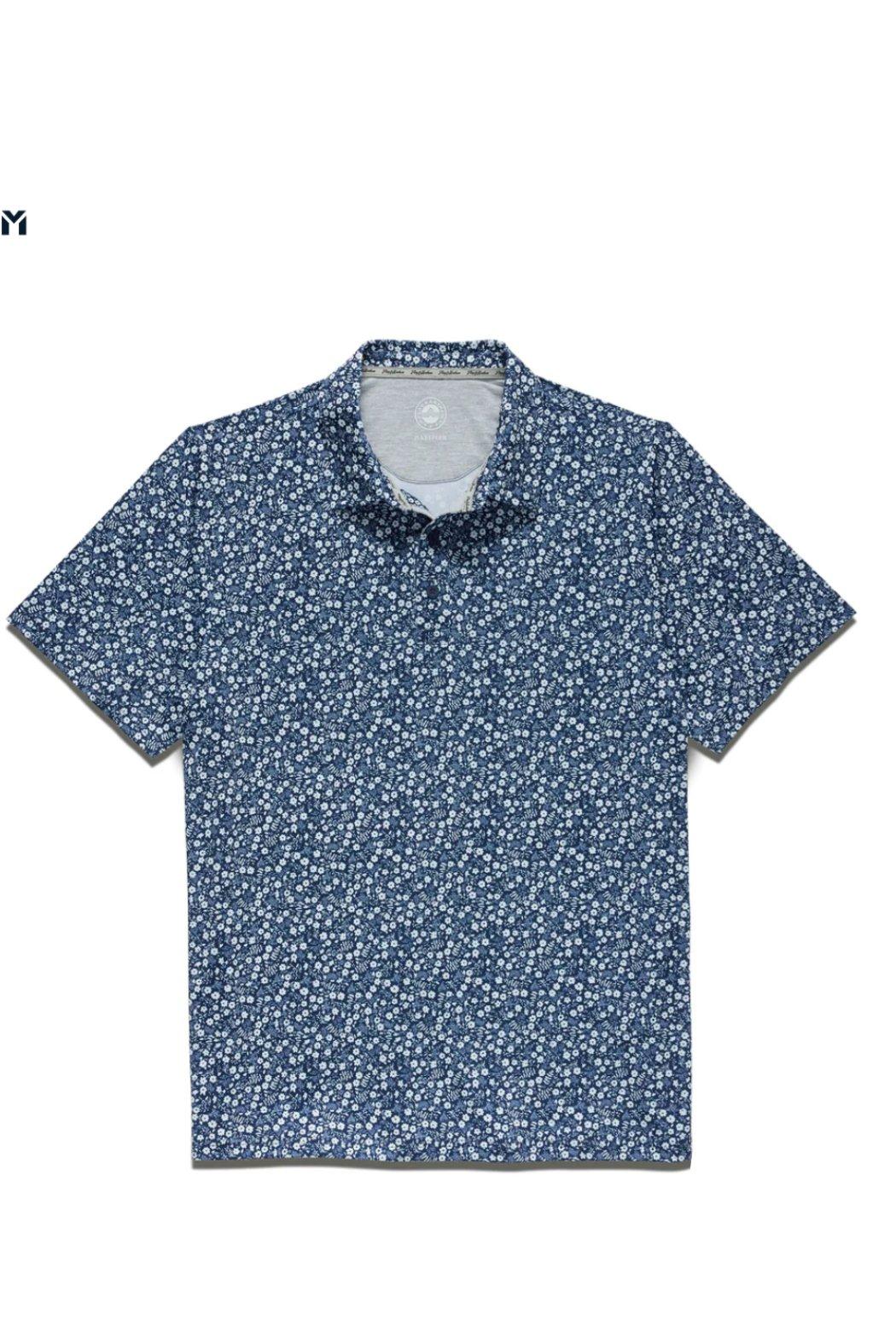 Cobbtown Floral Print Polo Product Image