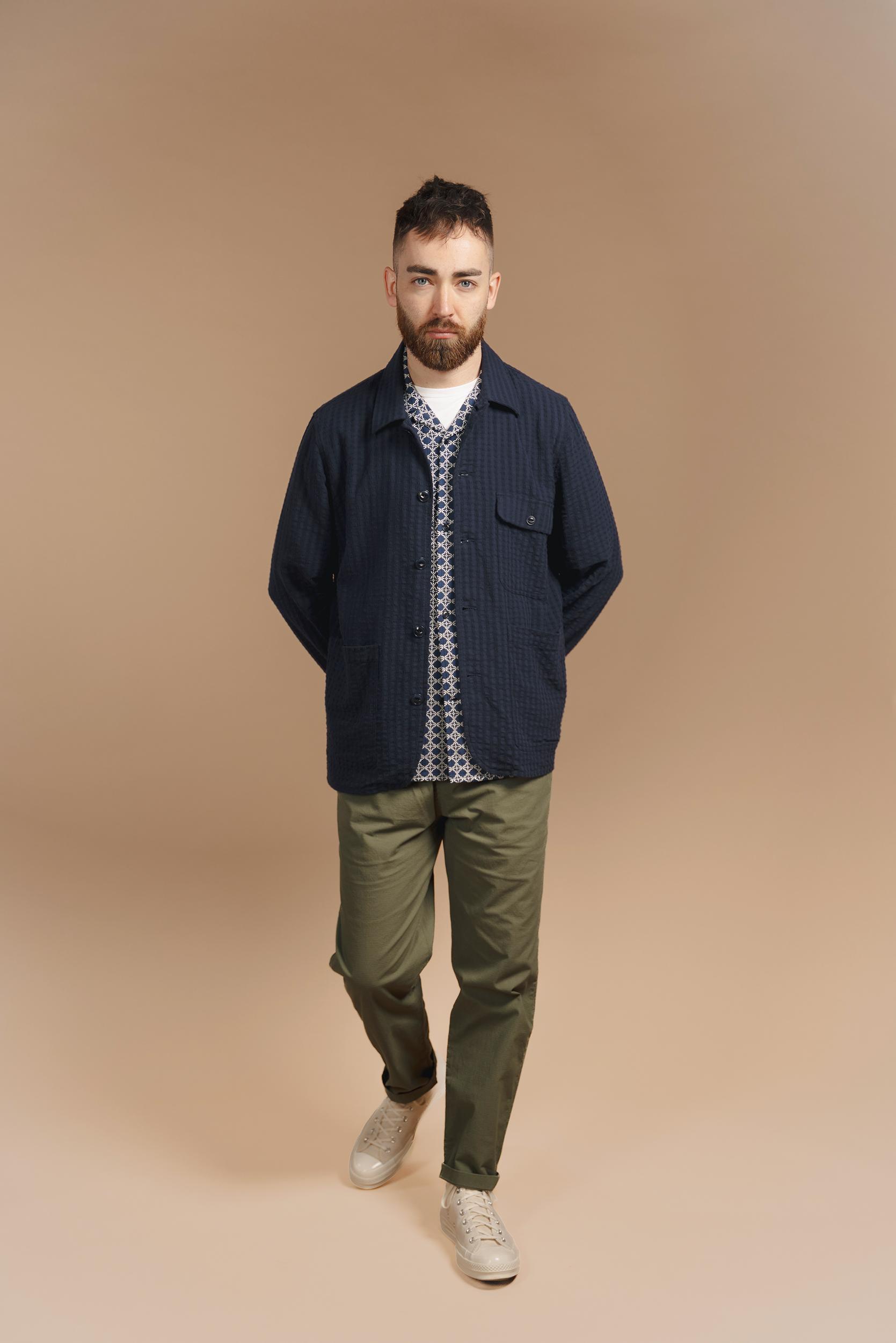 Archive Seersucker Scrib Overshirt Product Image
