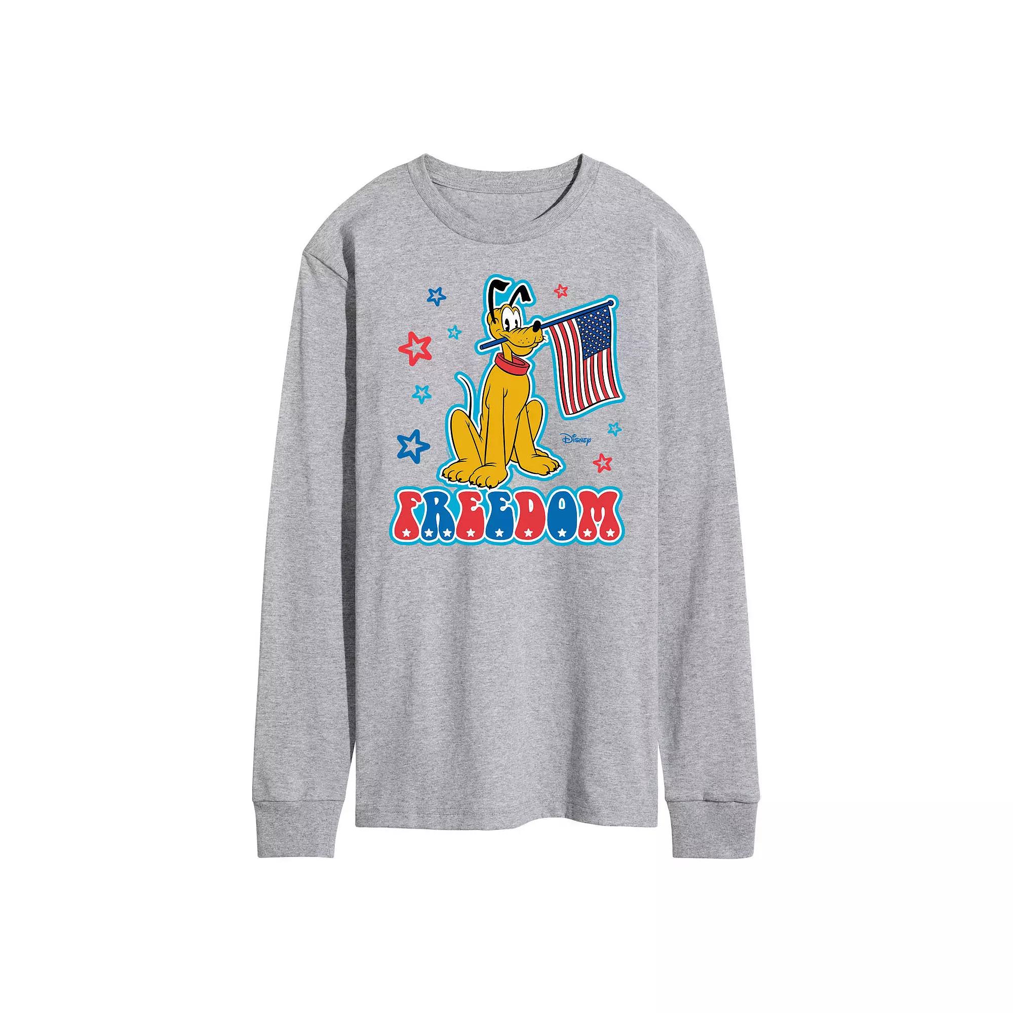 Disney's Pluto Men's Freedom Long Sleeve,  Product Image