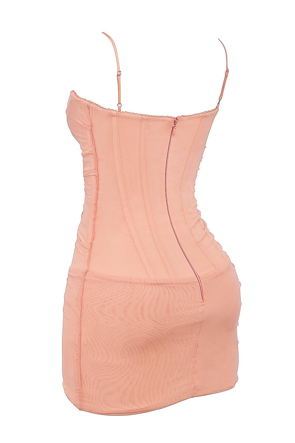 Juno  sorbet corset mini dress Product Image