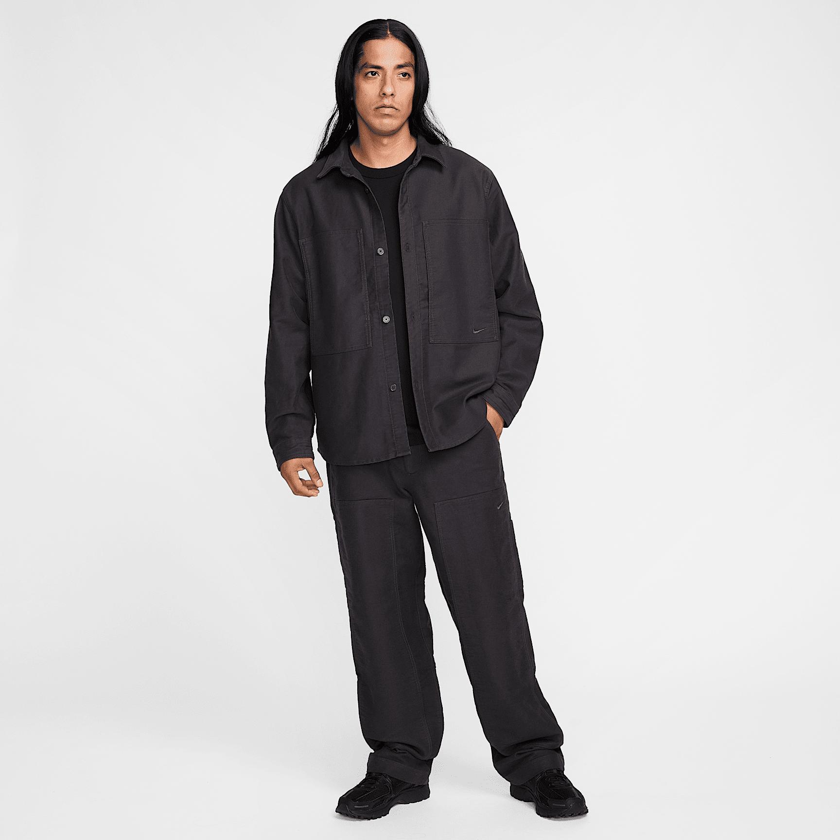 Nike Mens Life Long-Sleeve Chamois Field Shirt | FB7742-060 Product Image