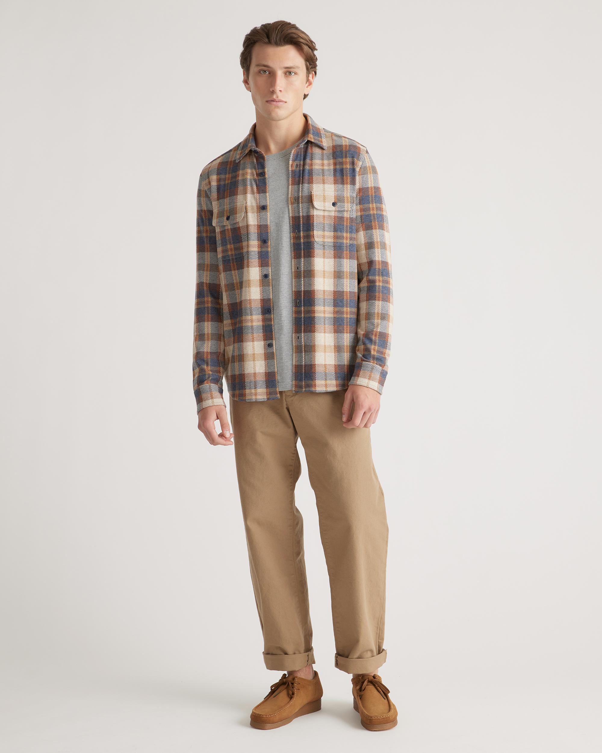 Quince | Men's Stretch Sweater Fleece Shirt Recycled Polyester Product Image