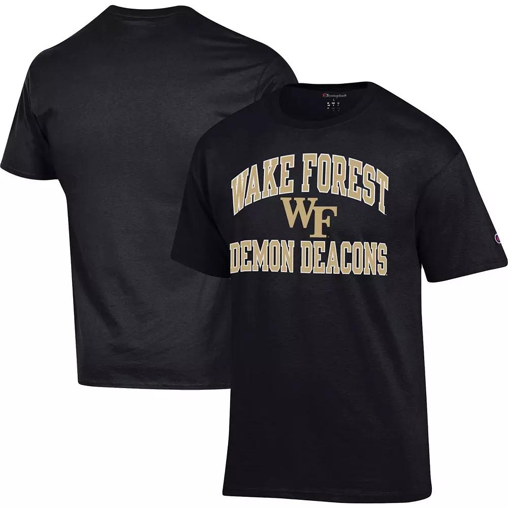 Men's Champion Black Wake Forest Demon Deacons High Motor T-Shirt,  Product Image