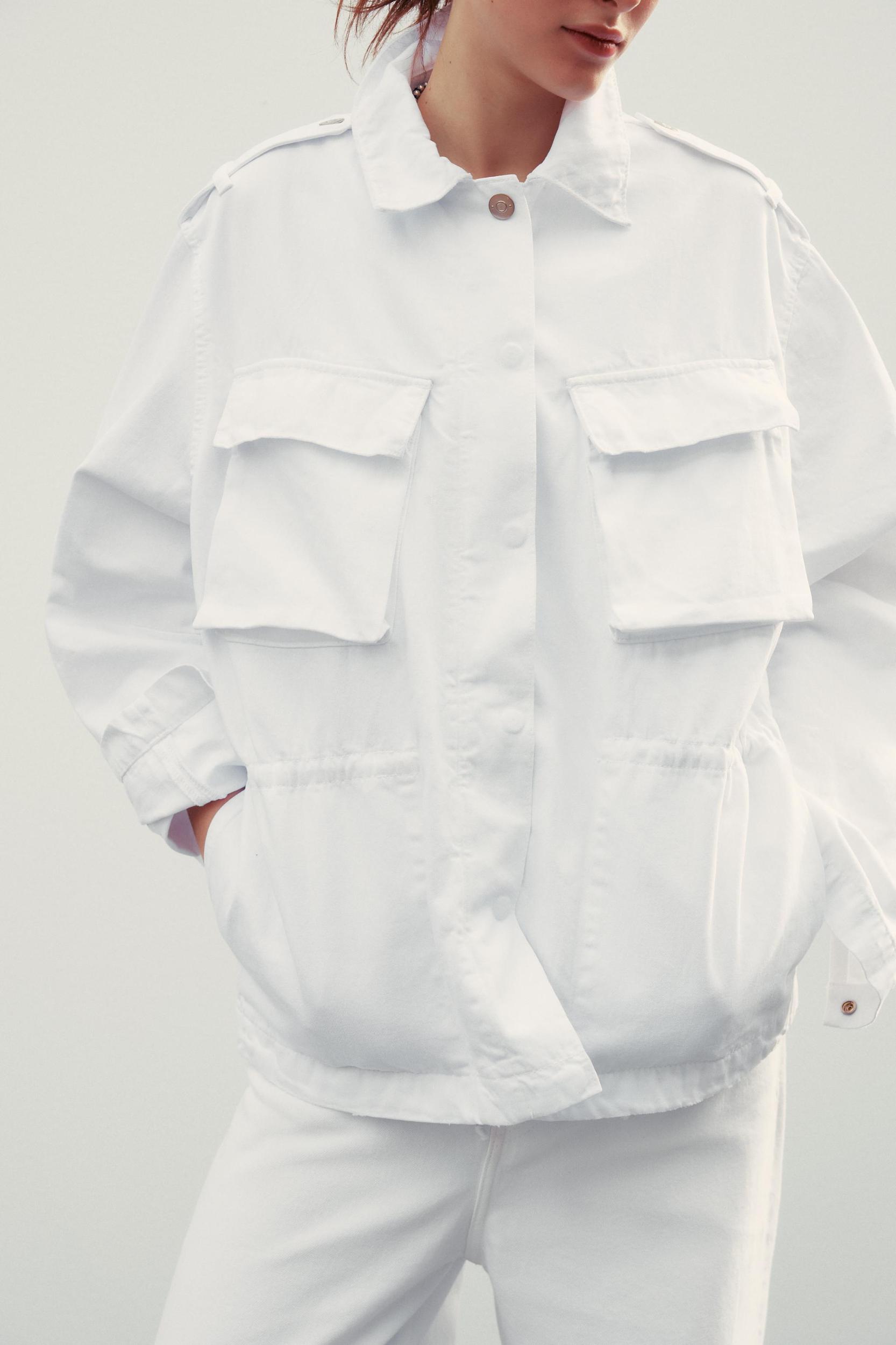 TRF DENIM POCKET JACKET Product Image