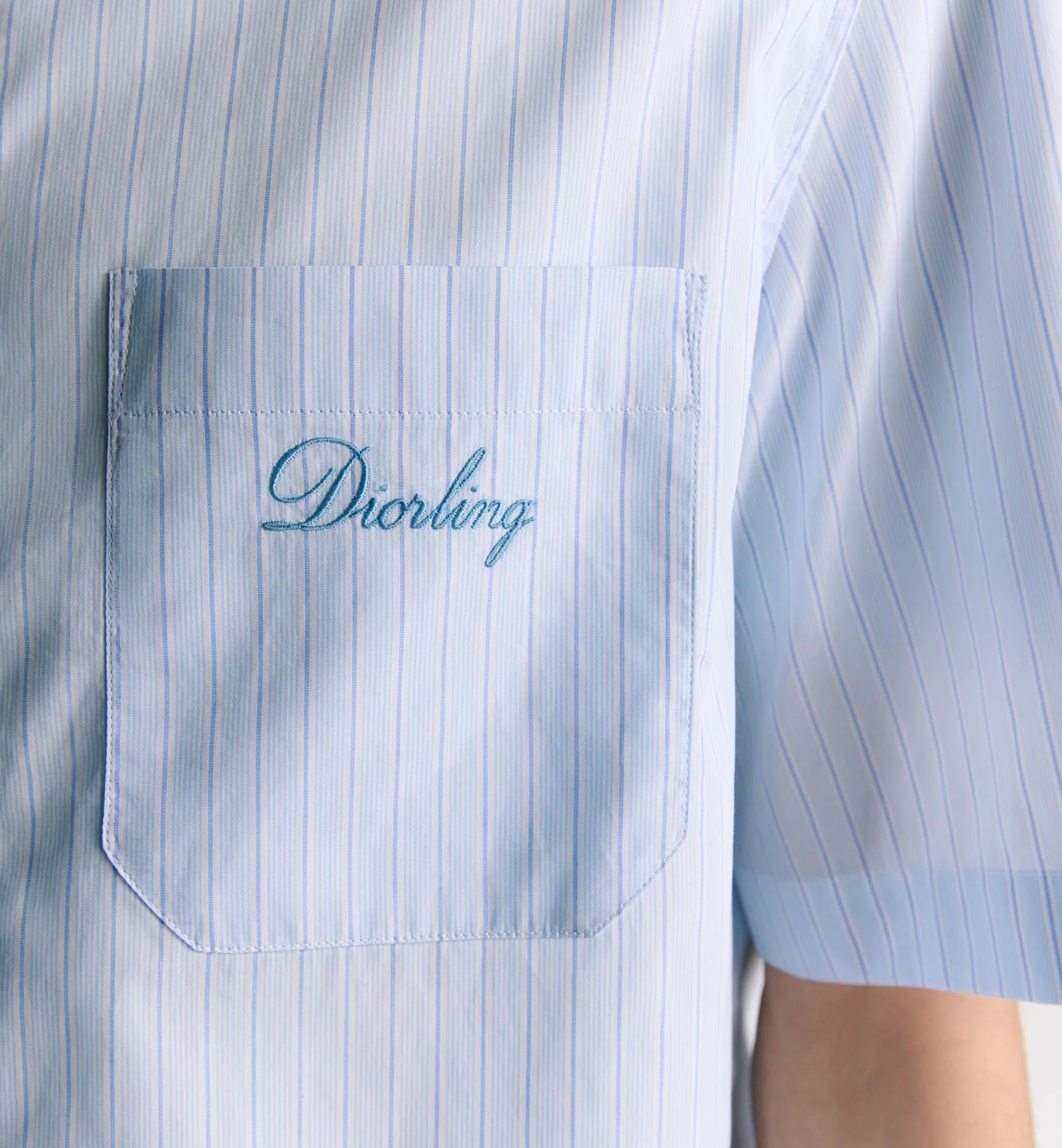 Short-Sleeved Shirt with Diorling Embroidery Product Image