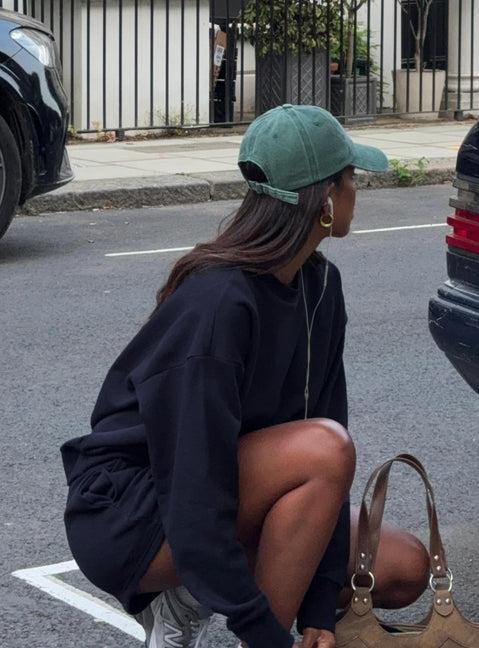 Merino Roll-Neck Jumper in Black Product Image